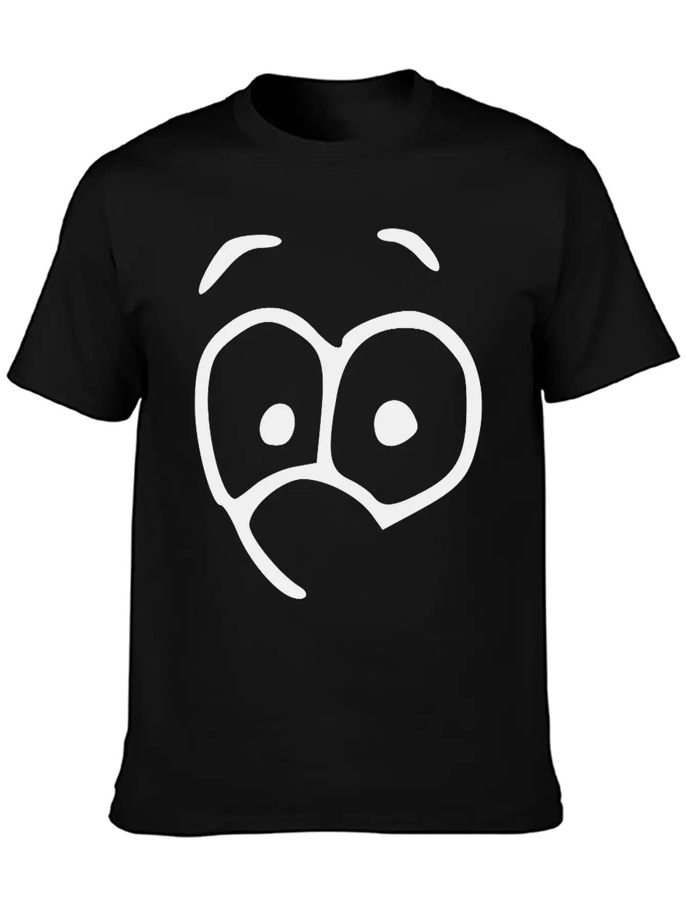 Emojis Sketch Happy Essential Cotton Tee For Daily Outfits ¨C Unisex Style
