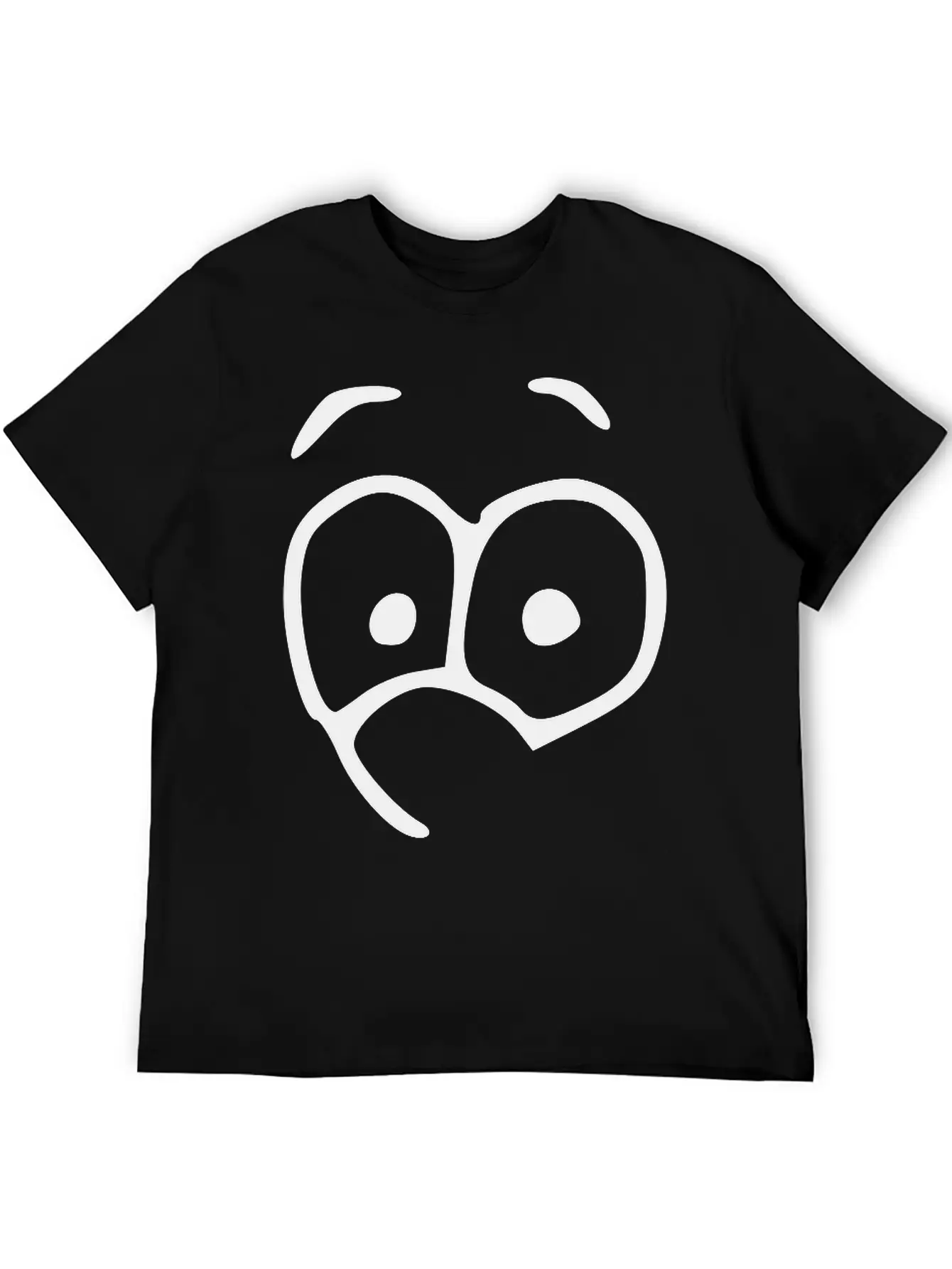 Emojis Sketch Happy Essential Cotton Tee For Daily Outfits ¨C Unisex Style