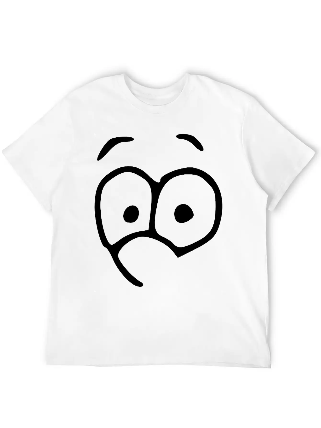 Emojis Sketch Happy Essential Cotton Tee For Daily Outfits ¨C Unisex Style