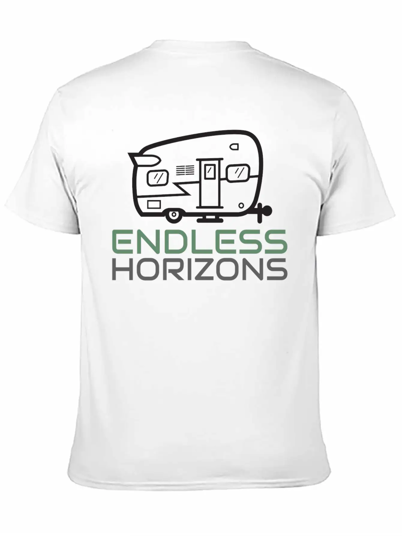 Endless Horizons Camping Basic Graphic T-Shirt ¨C Daily Comfort In Soft Cotton
