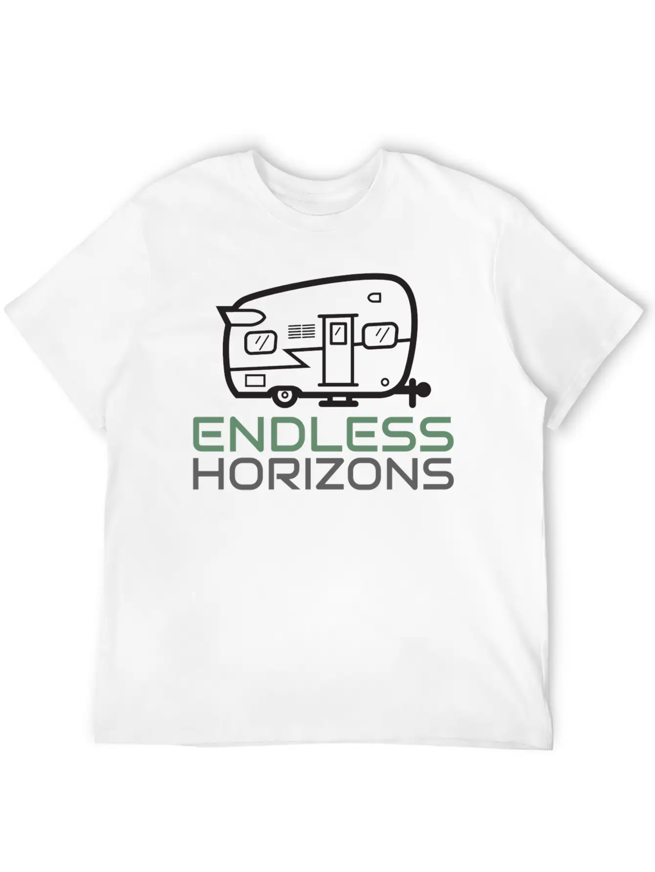 Endless Horizons Camping Basic Graphic T-Shirt ¨C Daily Comfort In Soft Cotton