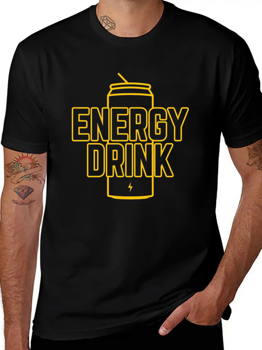 Energy Drink Energy Can Energizer Cool Gift Essential Cotton Tee For Daily Outfits ¨C Unisex Style