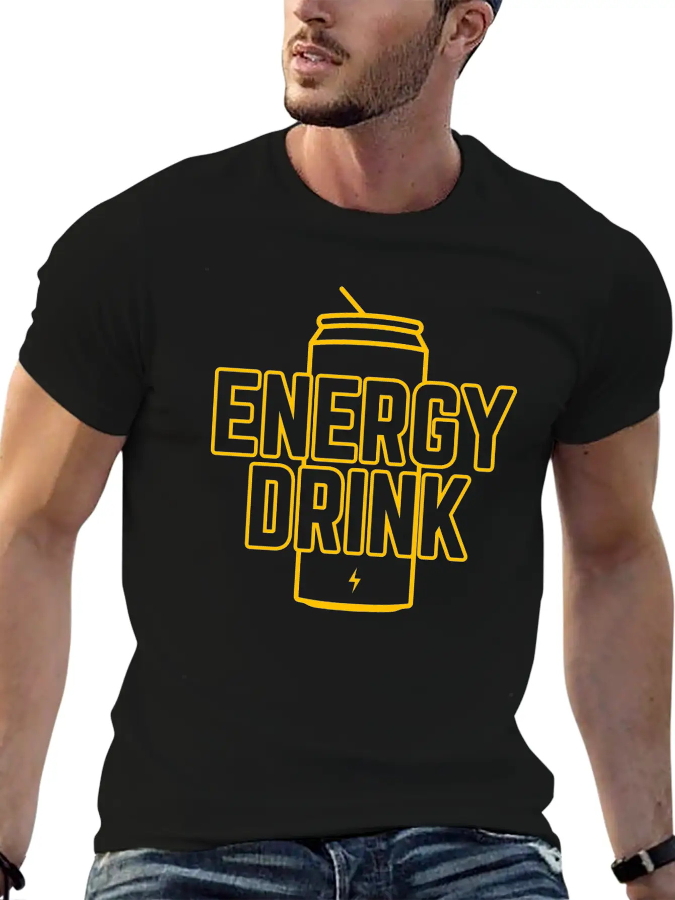 Energy Drink Energy Can Energizer Cool Gift Essential Cotton Tee For Daily Outfits ¨C Unisex Style