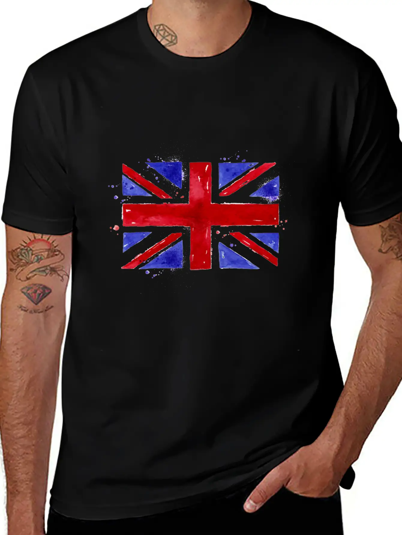 England Flag Basic Graphic T-Shirt ¨C Daily Comfort In Soft Cotton