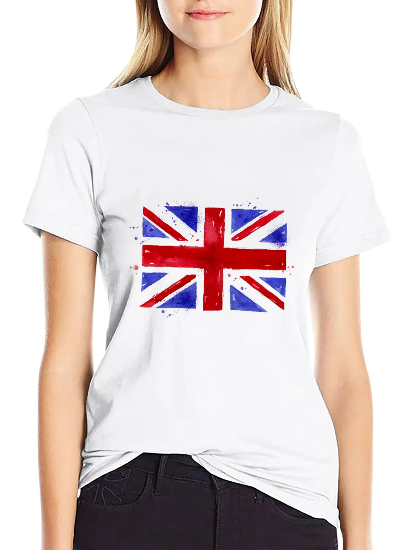 England Flag Basic Graphic T-Shirt ¨C Daily Comfort In Soft Cotton