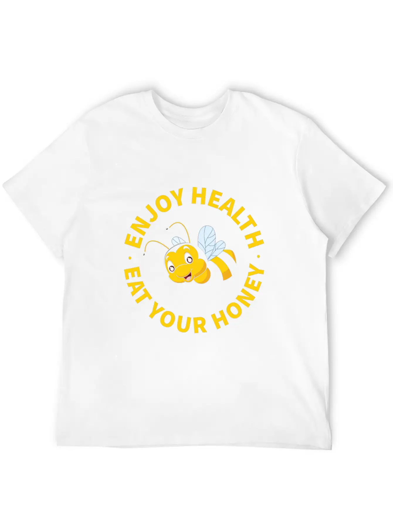Enjoy Health Eat Your Honey Basic Graphic T-Shirt ¨C Daily Comfort In Soft Cotton