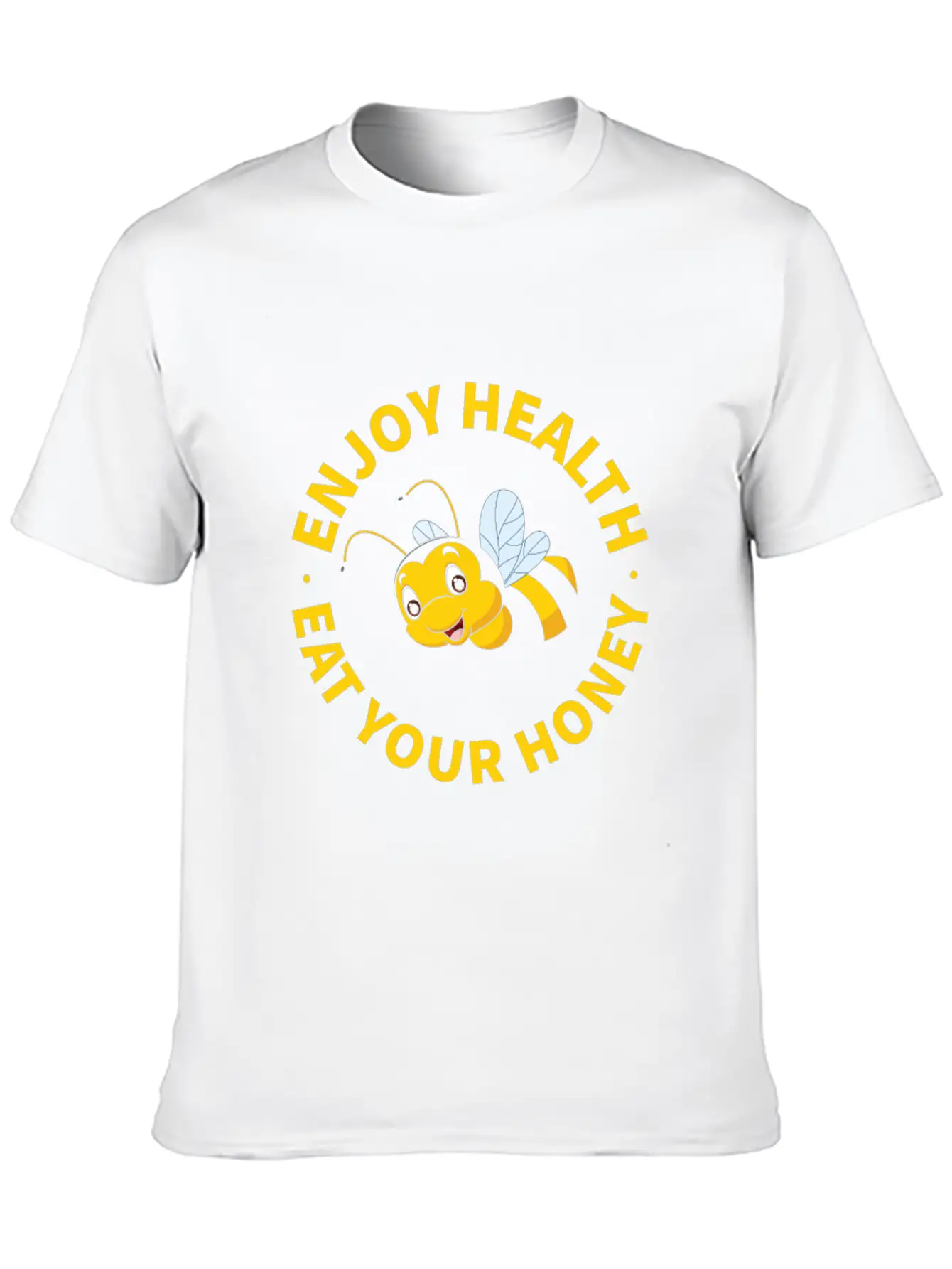Enjoy Health Eat Your Honey Basic Graphic T-Shirt ¨C Daily Comfort In Soft Cotton
