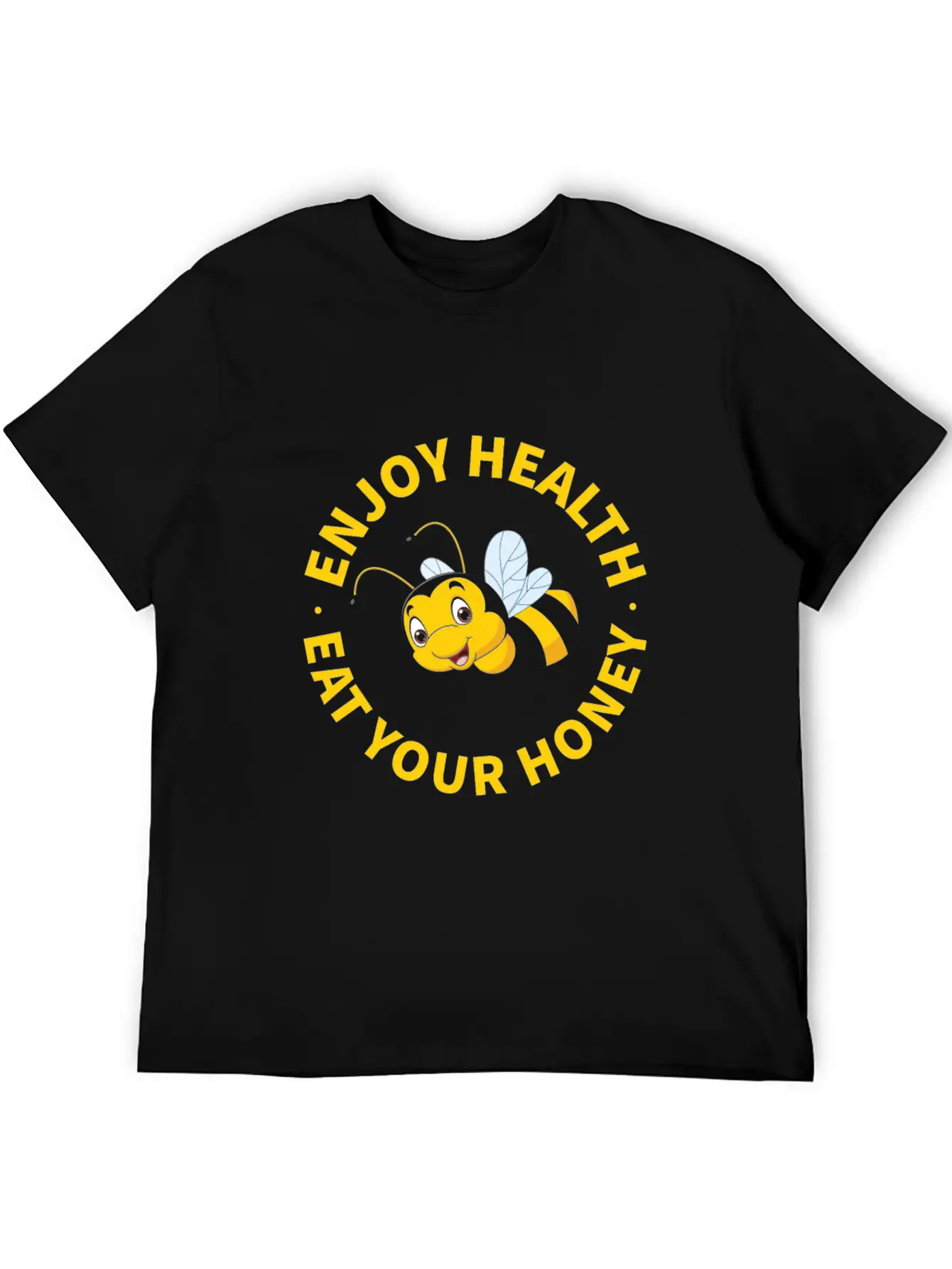 Enjoy Health Eat Your Honey Basic Graphic T-Shirt ¨C Daily Comfort In Soft Cotton