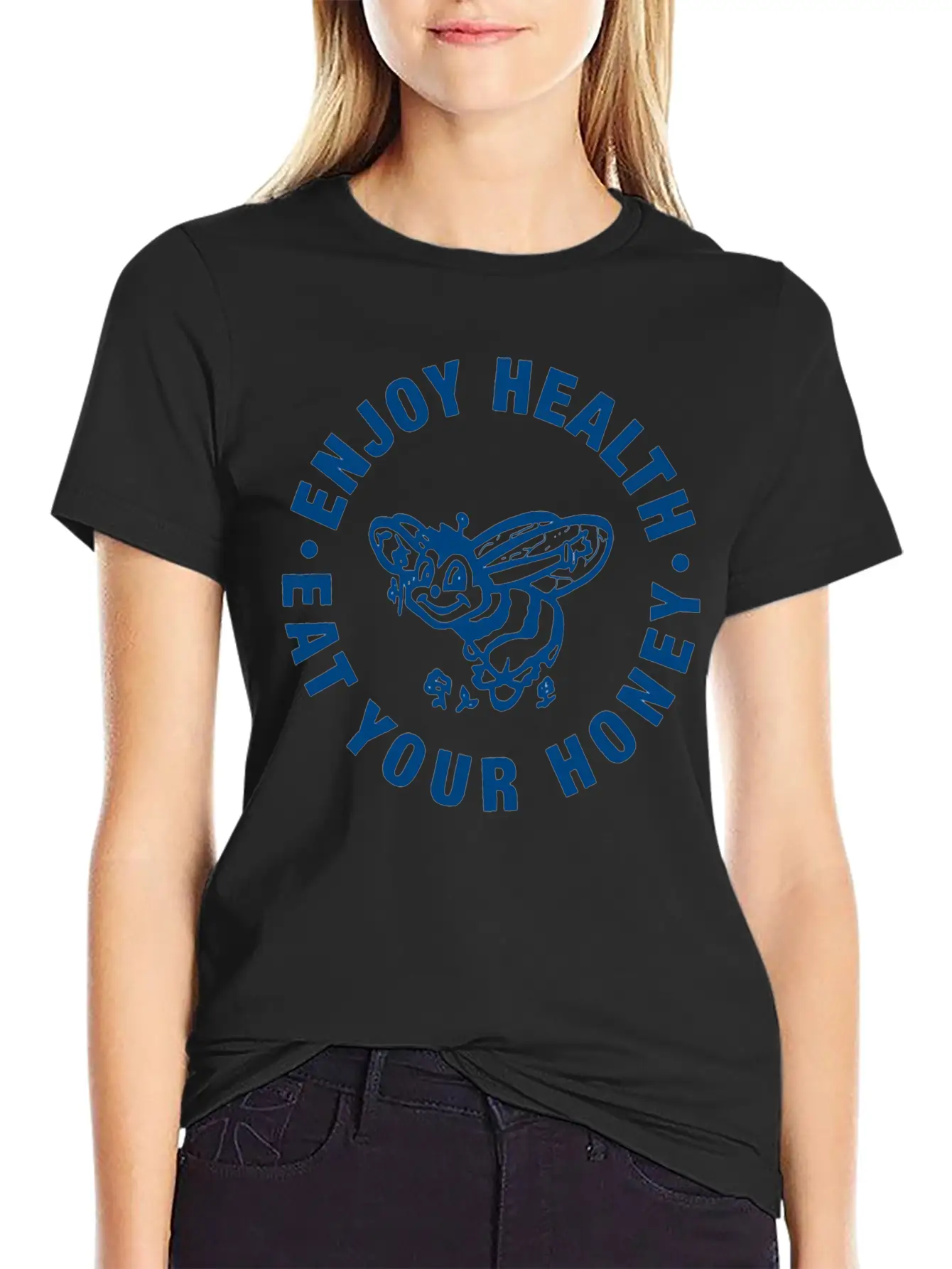 Enjoy Health Eat Your Honey Unisex Casual T-Shirt ¨C Clean Design For Daily Comfort
