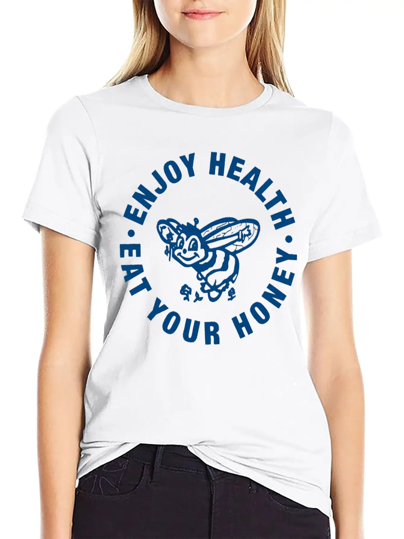 Enjoy Health Eat Your Honey Unisex Casual T-Shirt ¨C Clean Design For Daily Comfort