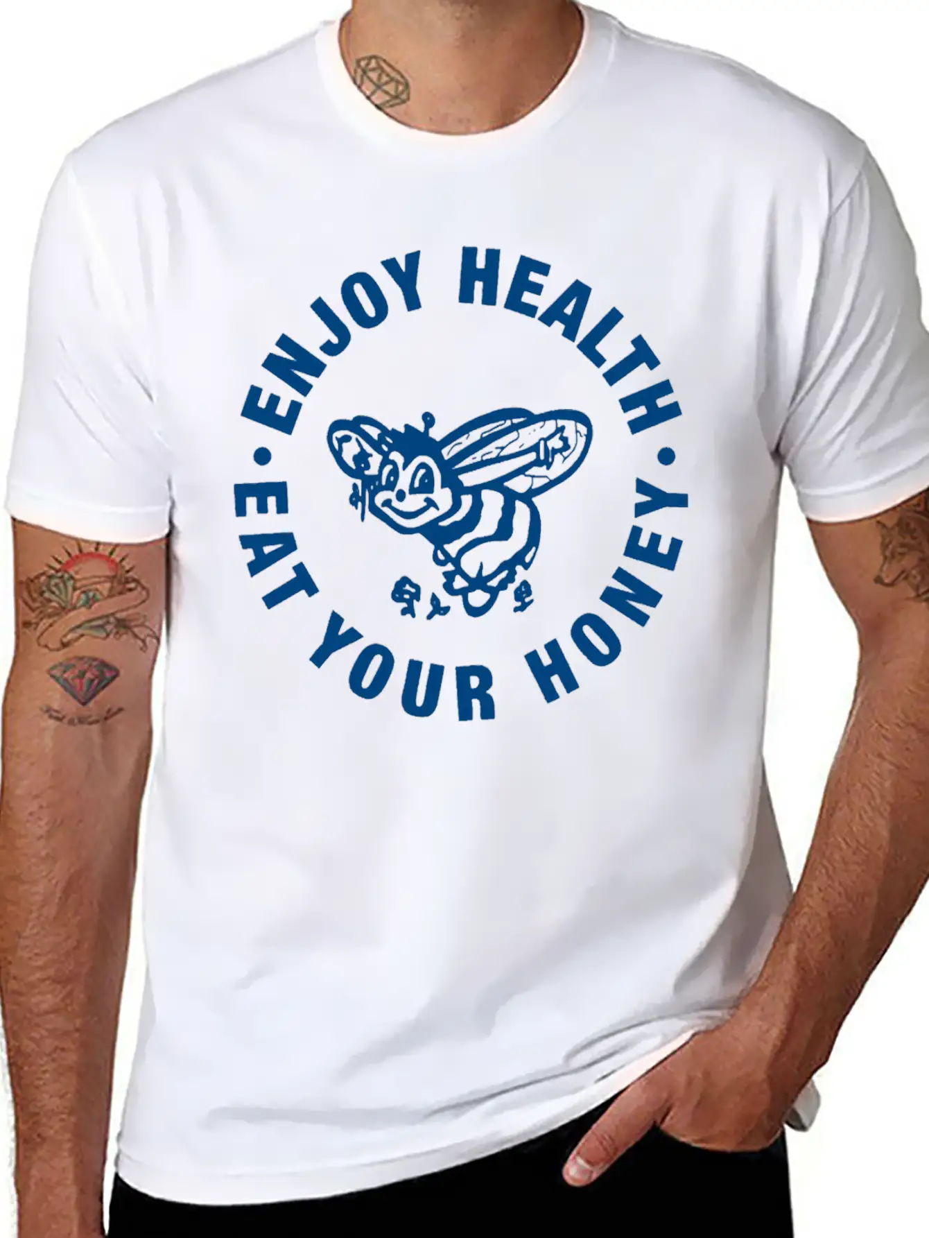 Enjoy Health Eat Your Honey Unisex Casual T-Shirt ¨C Clean Design For Daily Comfort