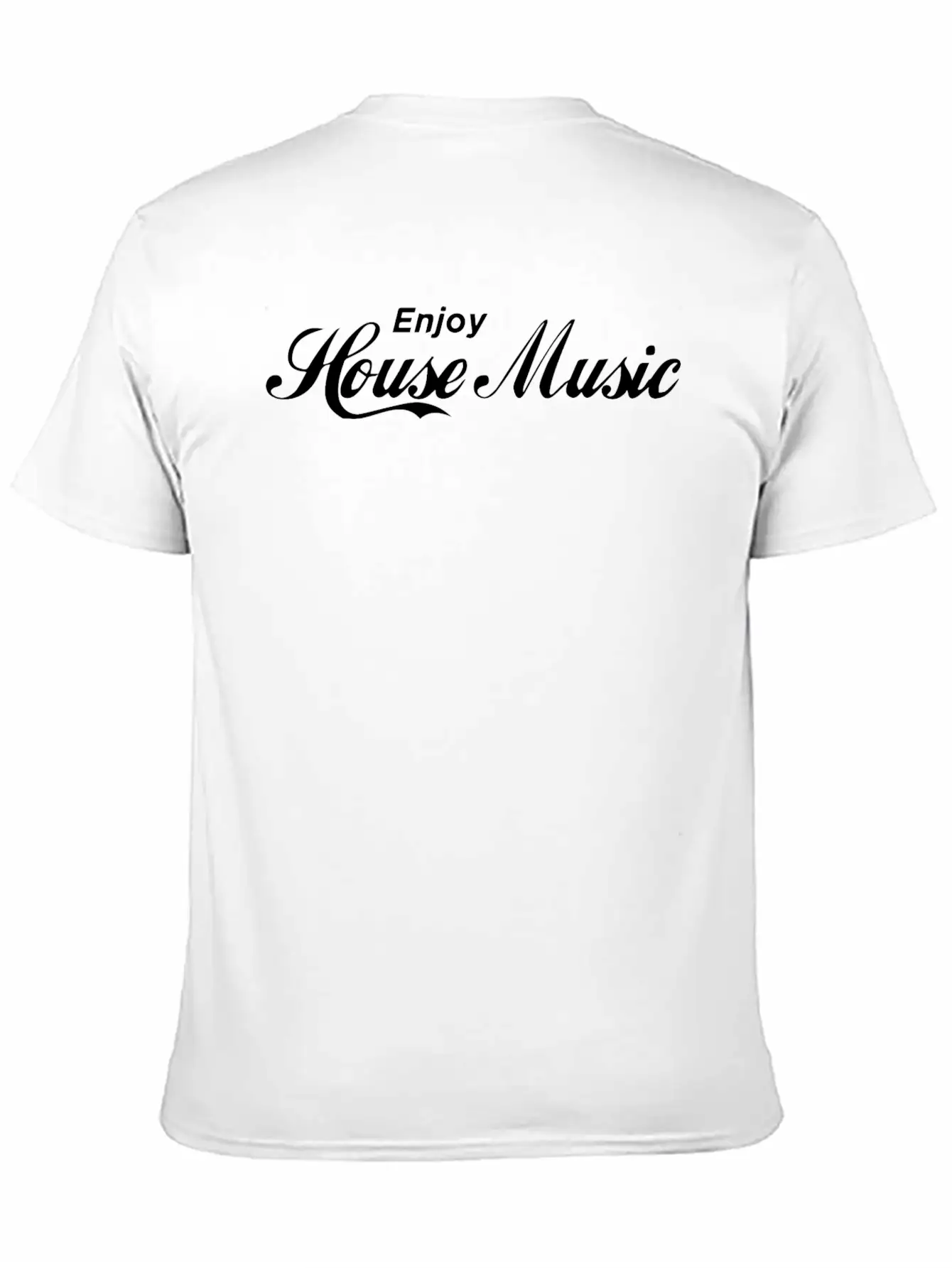 Enjoy House Music Basic Graphic T-Shirt ¨C Daily Comfort In Soft Cotton