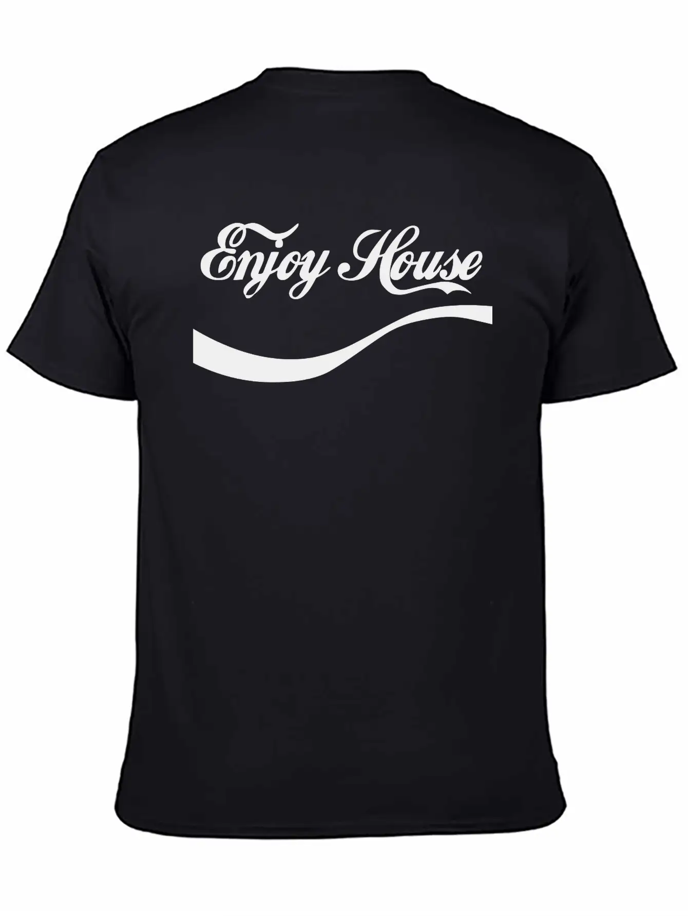 Enjoy House Music Essential Cotton Tee For Daily Outfits ¨C Unisex Style