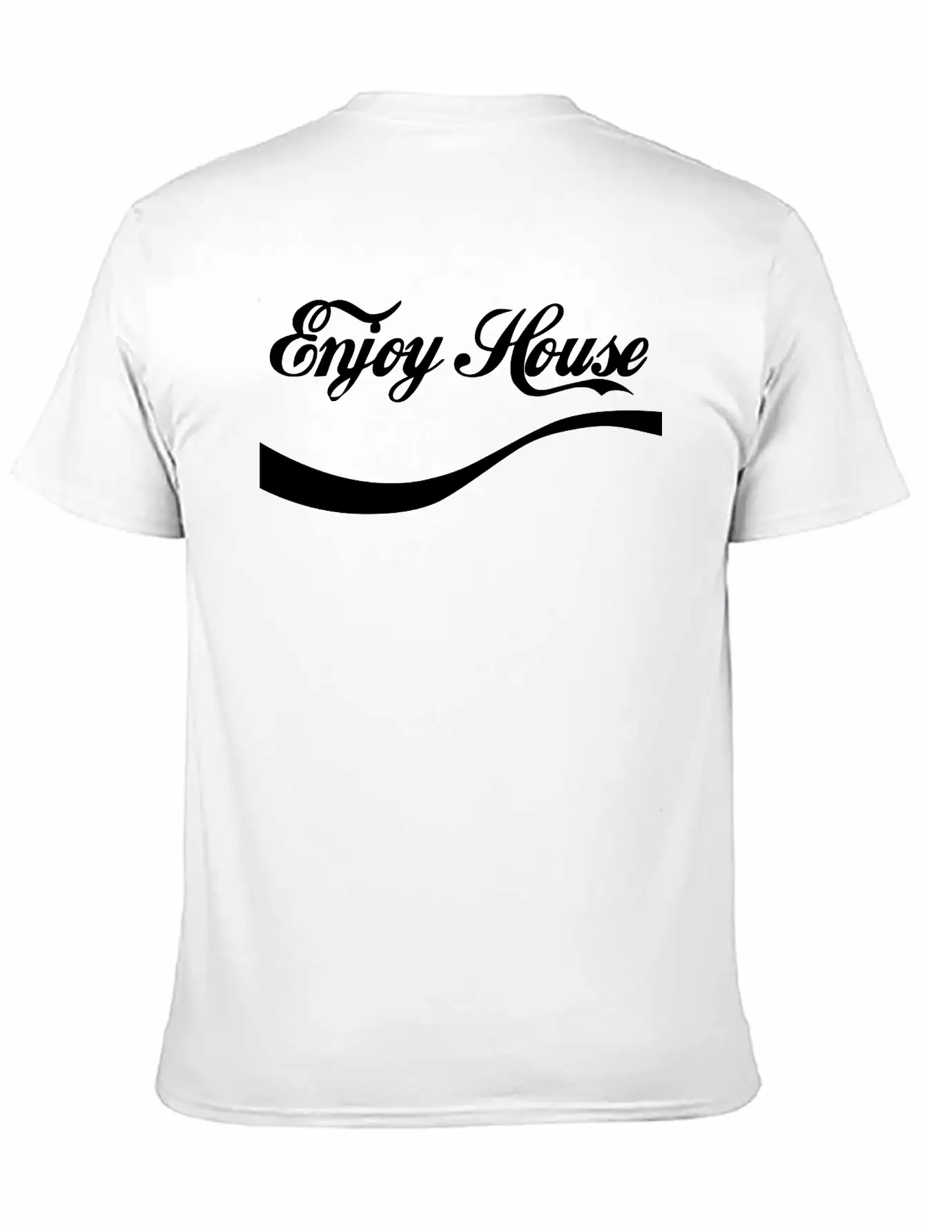 Enjoy House Music Essential Cotton Tee For Daily Outfits ¨C Unisex Style