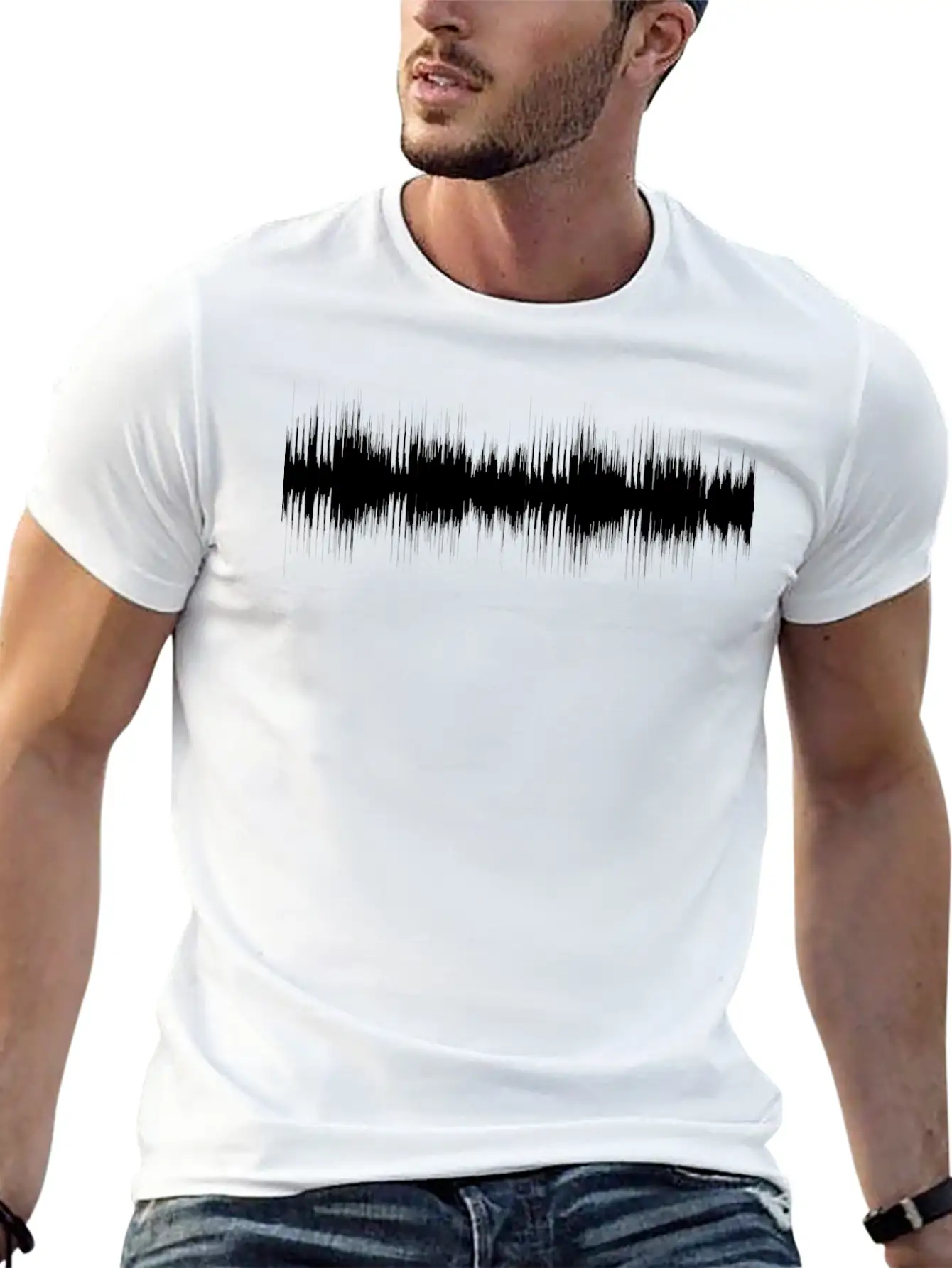 Entertainer Sound Wave Essential Cotton Tee For Daily Outfits ¨C Unisex Style
