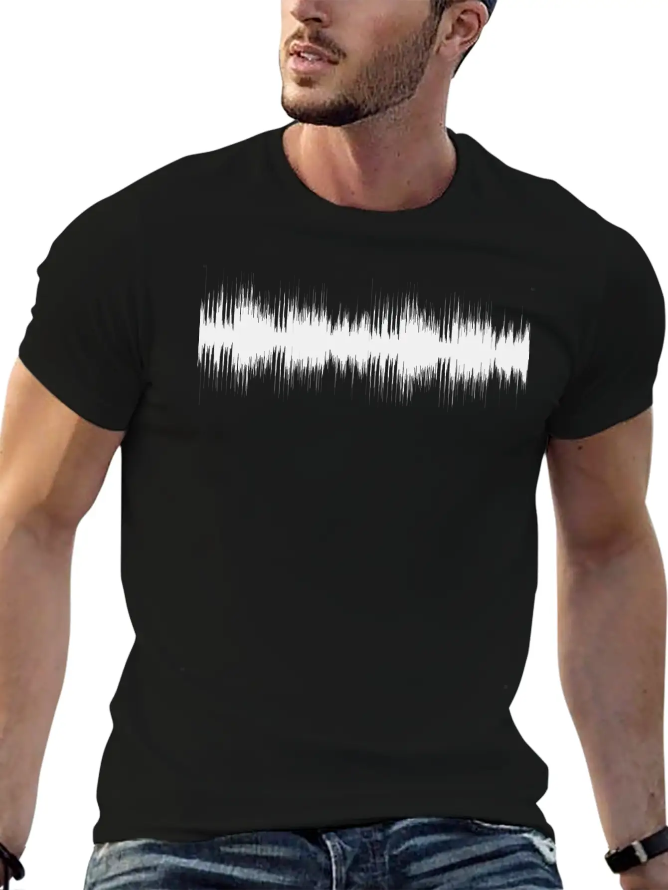 Entertainer Sound Wave Essential Cotton Tee For Daily Outfits ¨C Unisex Style