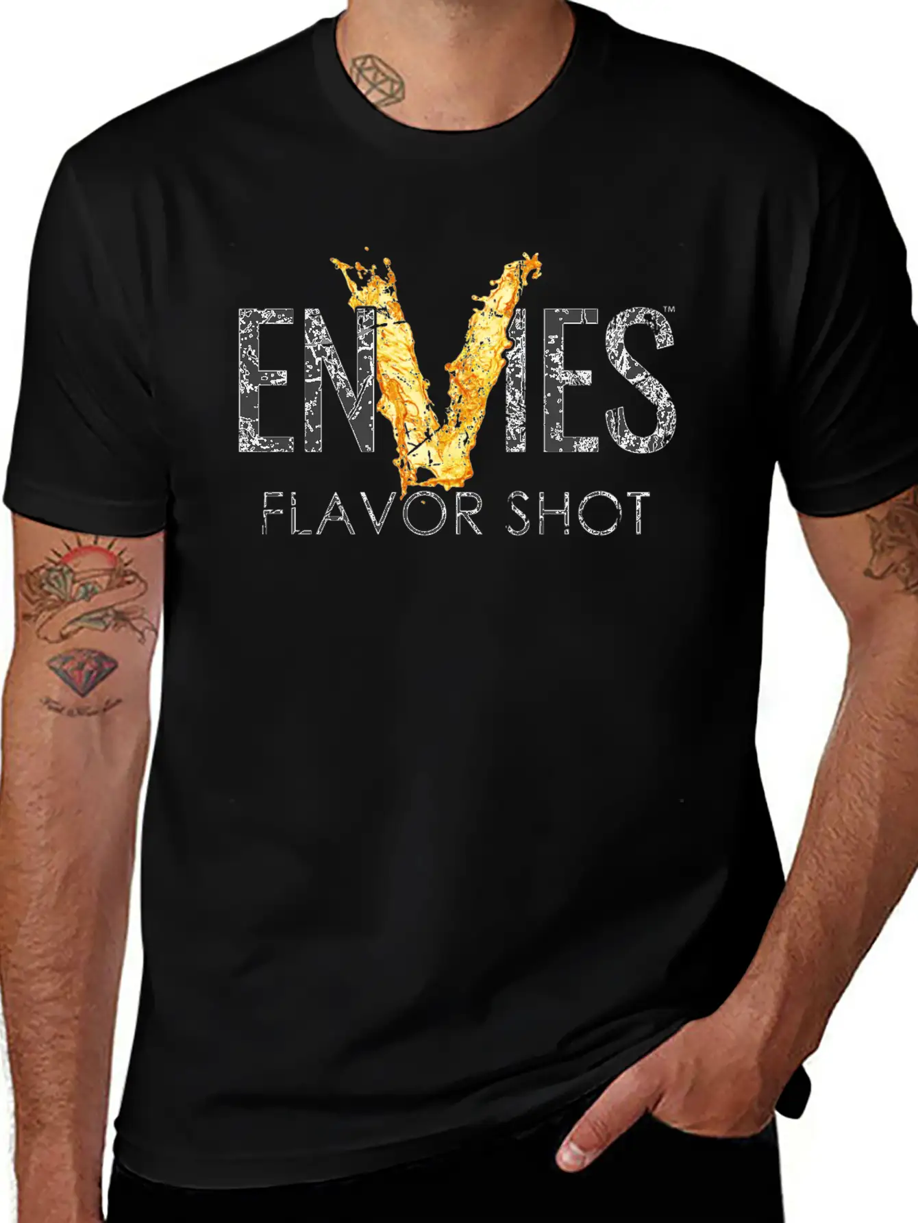 Envies Fade Dark Soft Cotton Short Sleeve Tee ¨C Unisex Wardrobe Staple