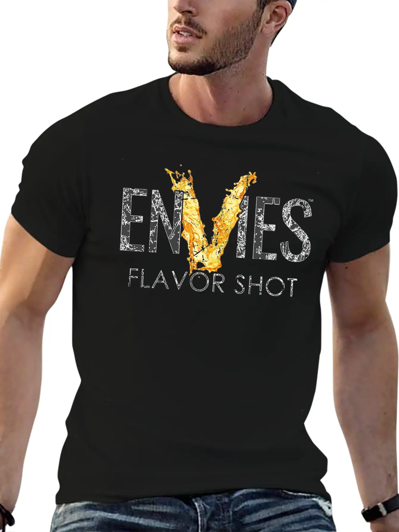 Envies Fade Dark Soft Cotton Short Sleeve Tee ¨C Unisex Wardrobe Staple
