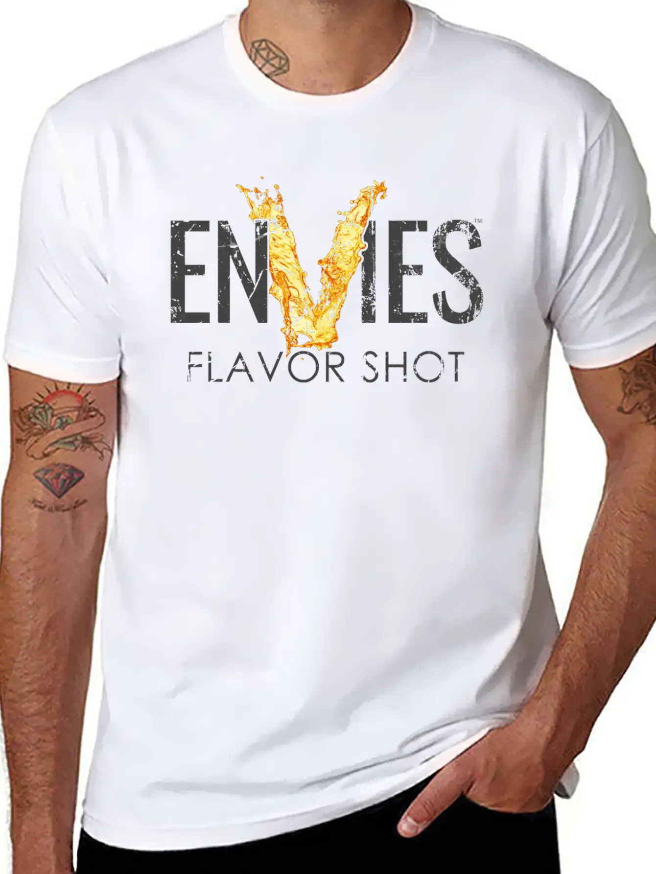 Envies Fade Dark Soft Cotton Short Sleeve Tee ¨C Unisex Wardrobe Staple