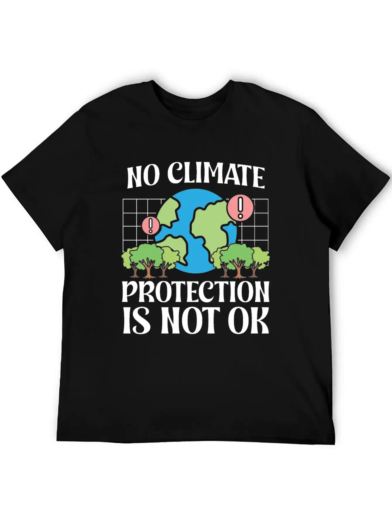 Environmentalism No Climate Protection Not Ok Essential Cotton Tee For Daily Outfits ¨C Unisex Style