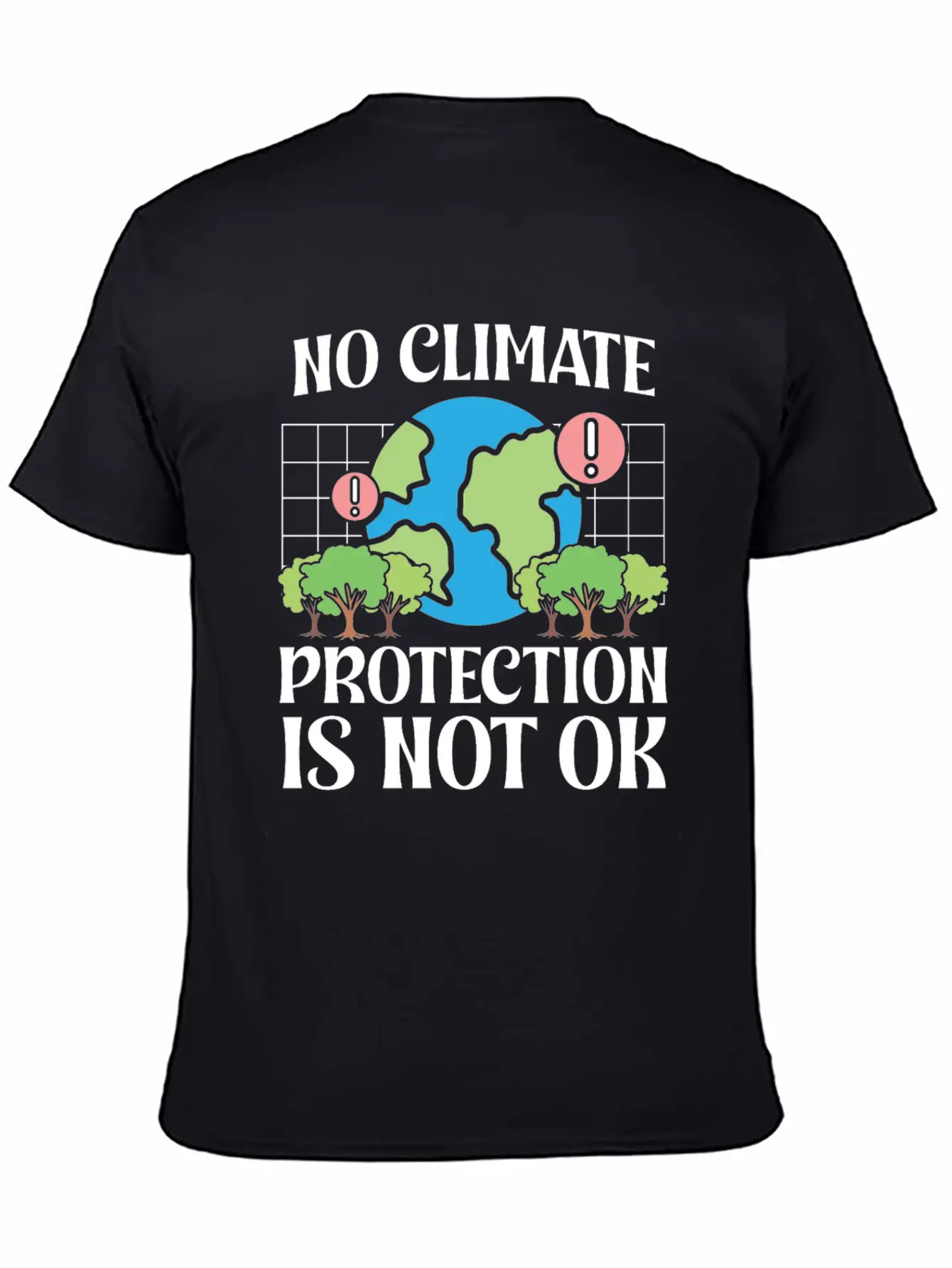 Environmentalism No Climate Protection Not Ok Essential Cotton Tee For Daily Outfits ¨C Unisex Style