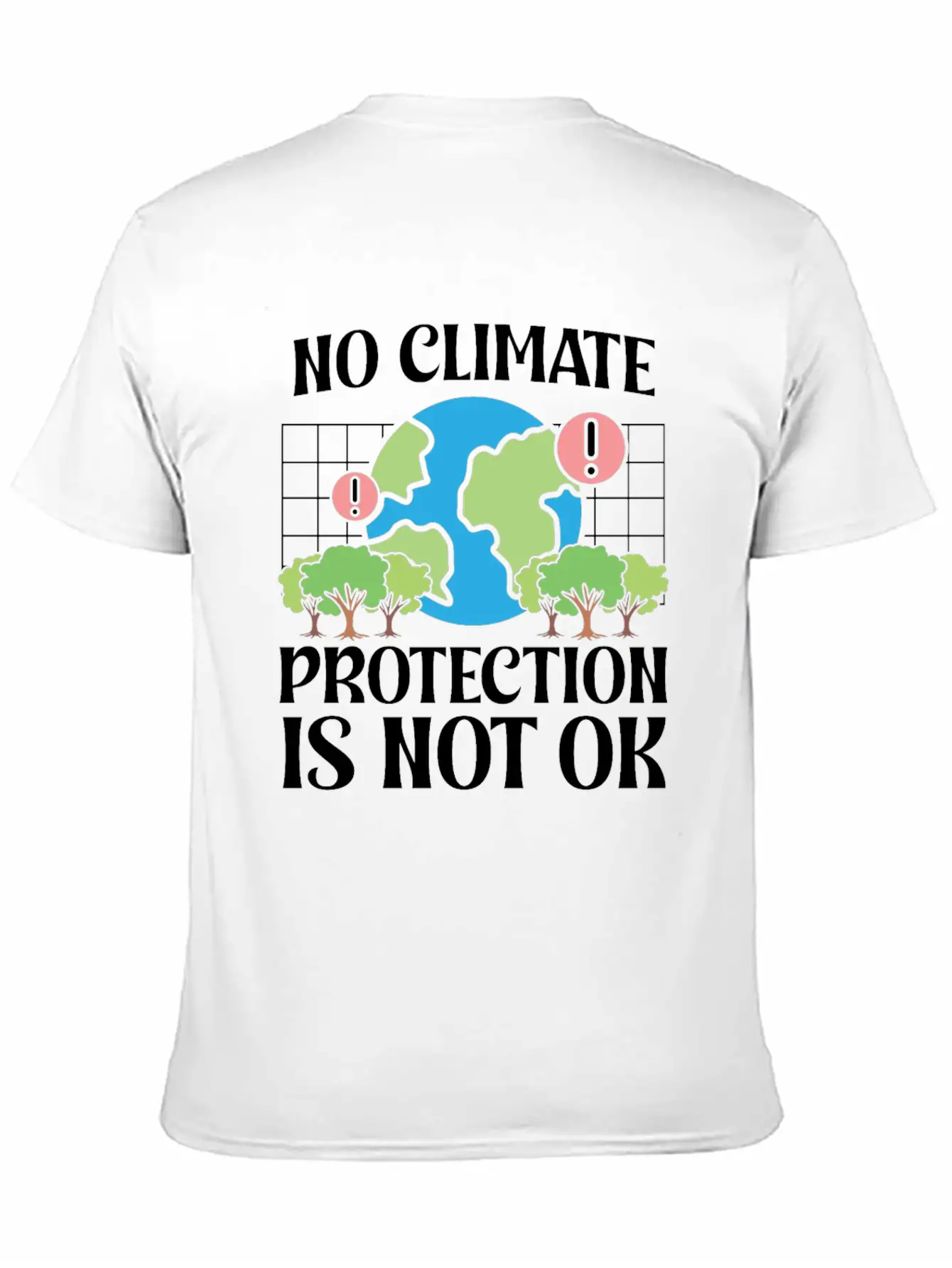 Environmentalism No Climate Protection Not Ok Essential Cotton Tee For Daily Outfits ¨C Unisex Style