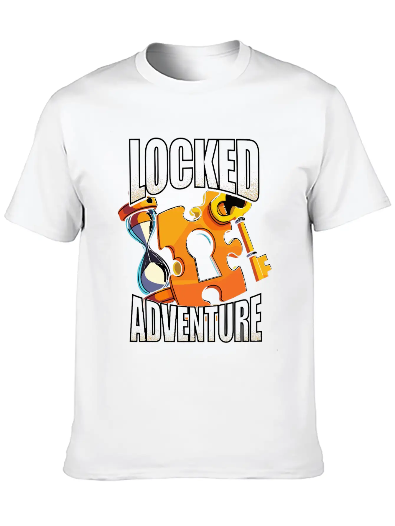 Escape Room Locked Adventure Essential Cotton Tee For Daily Outfits ¨C Unisex Style