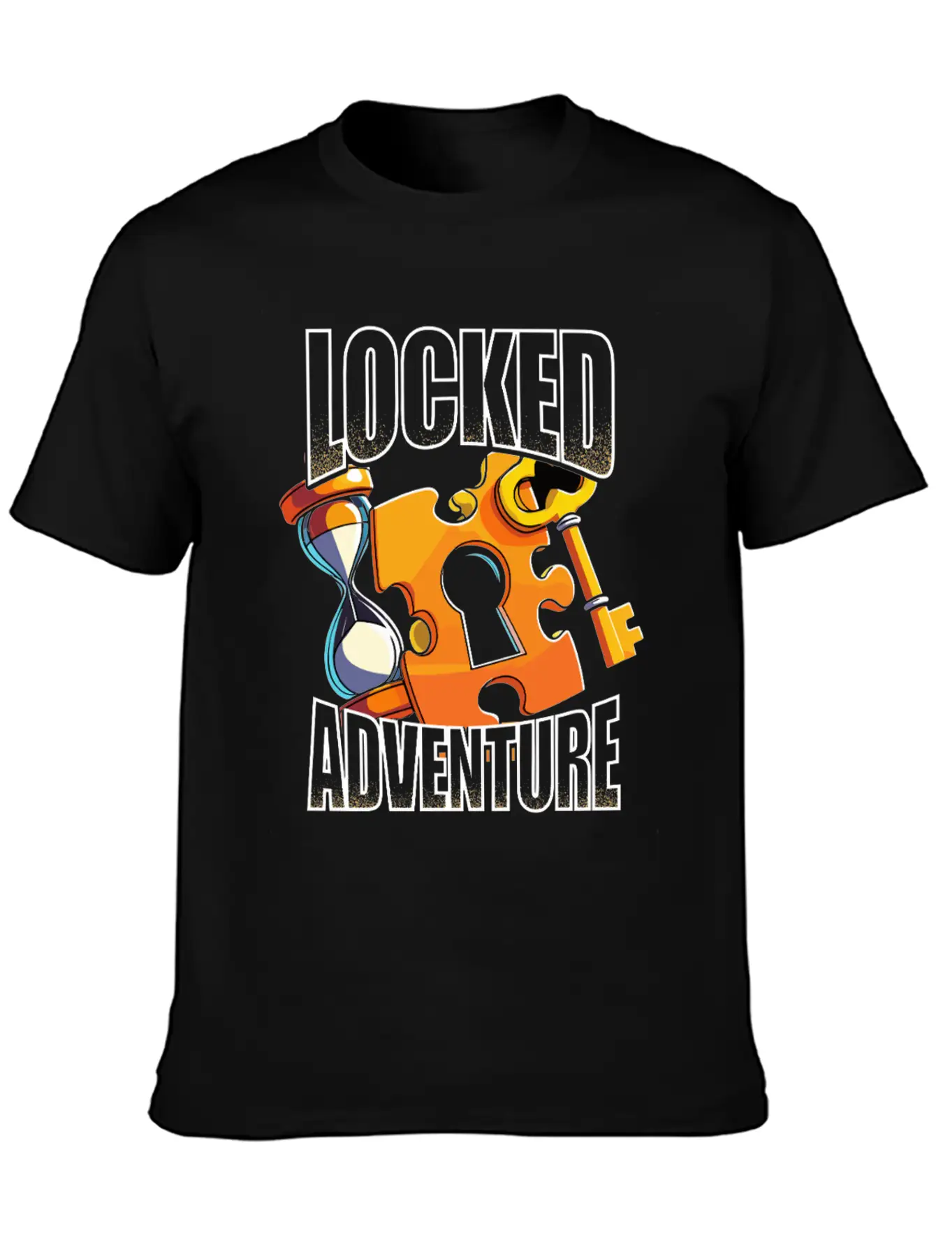 Escape Room Locked Adventure Essential Cotton Tee For Daily Outfits ¨C Unisex Style