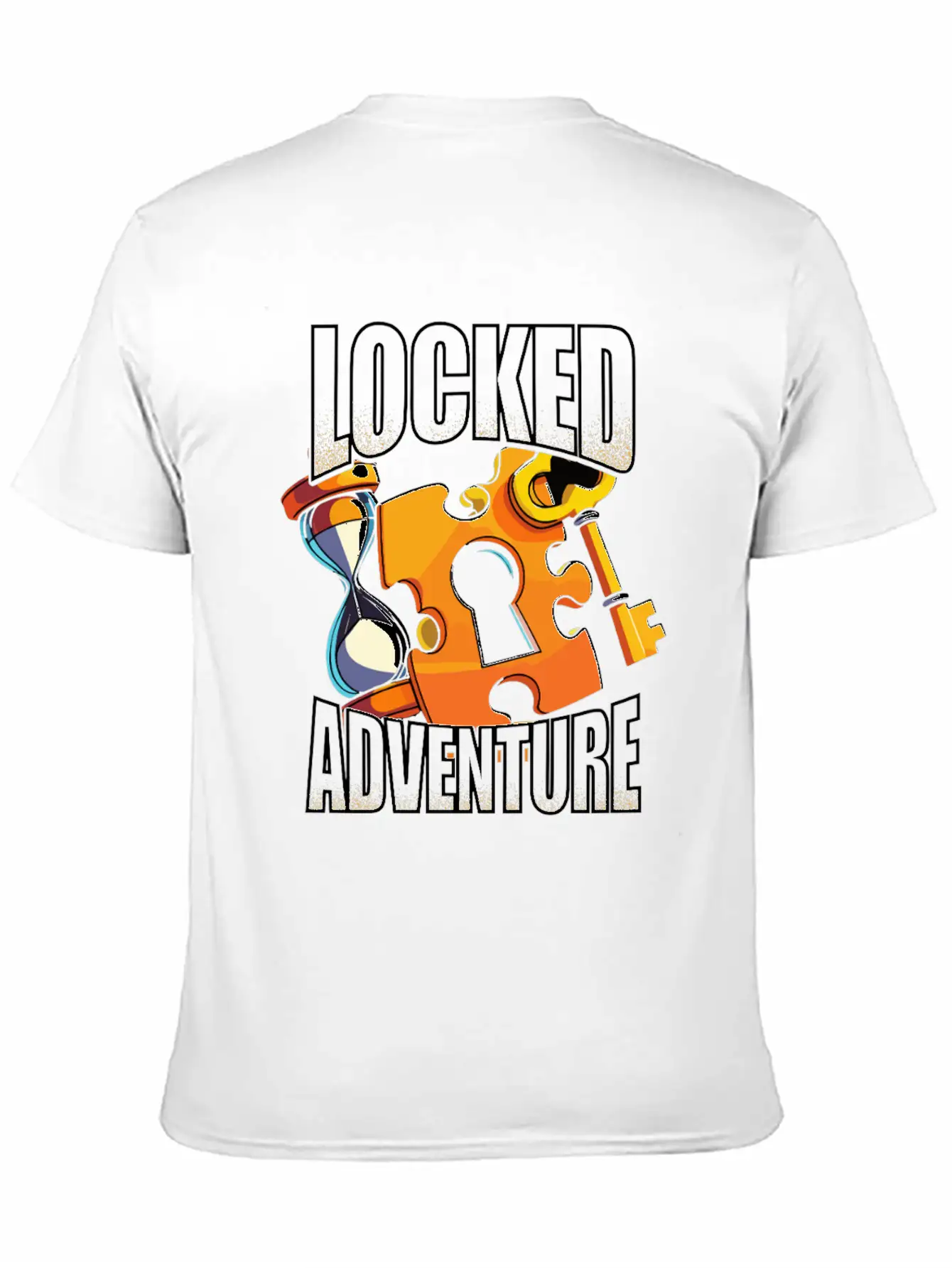 Escape Room Locked Adventure Essential Cotton Tee For Daily Outfits ¨C Unisex Style