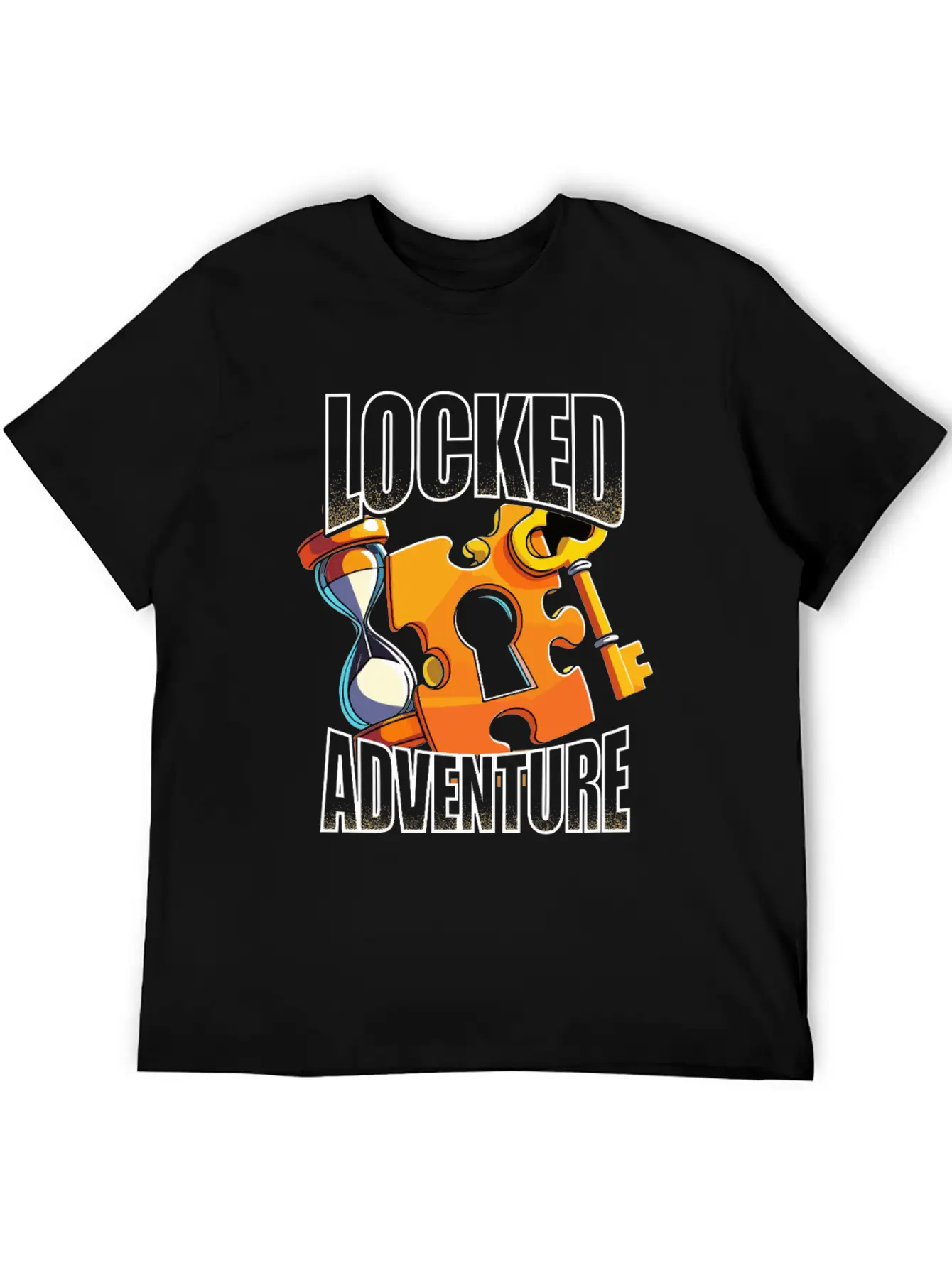 Escape Room Locked Adventure Essential Cotton Tee For Daily Outfits ¨C Unisex Style