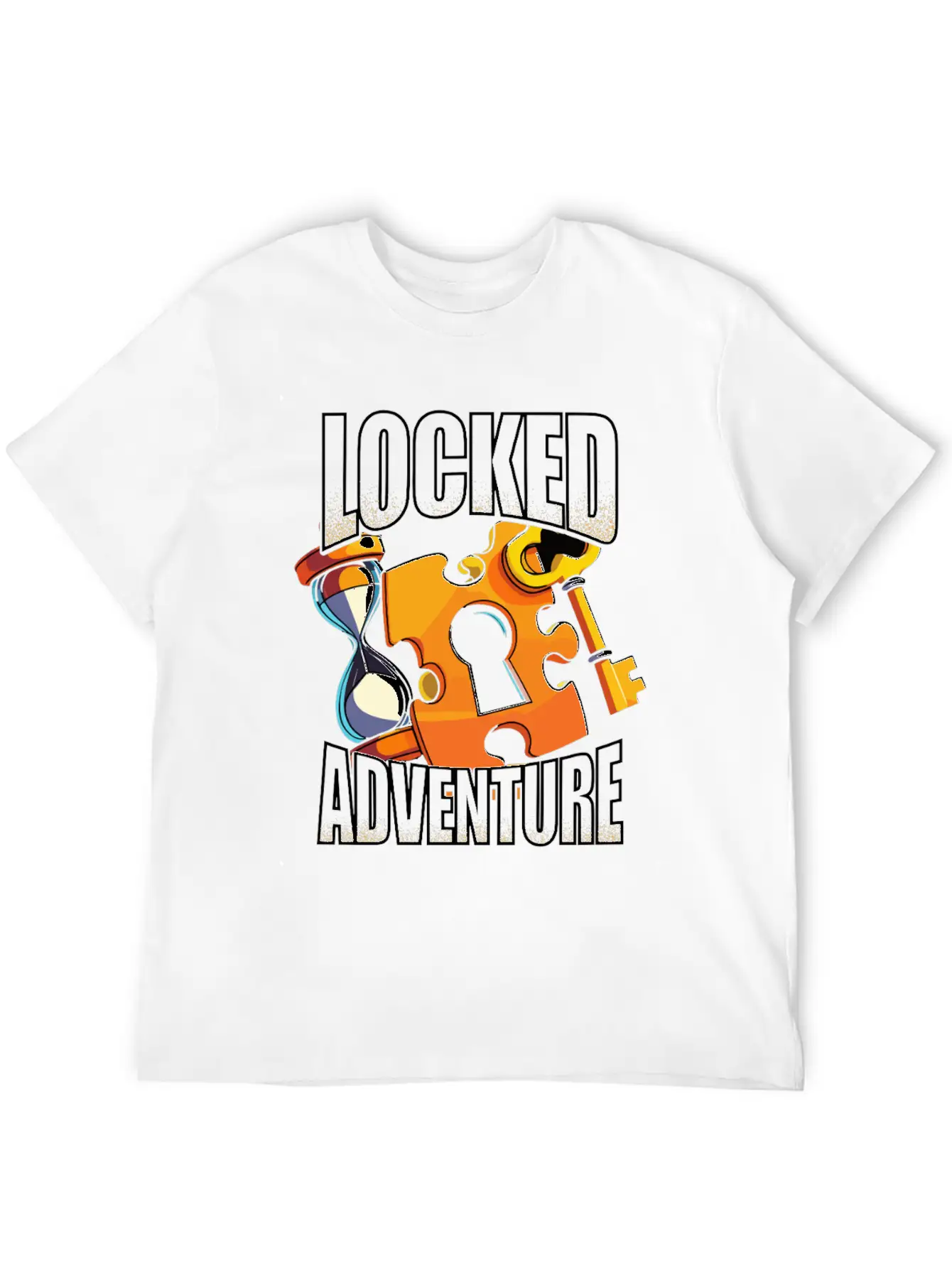 Escape Room Locked Adventure Essential Cotton Tee For Daily Outfits ¨C Unisex Style