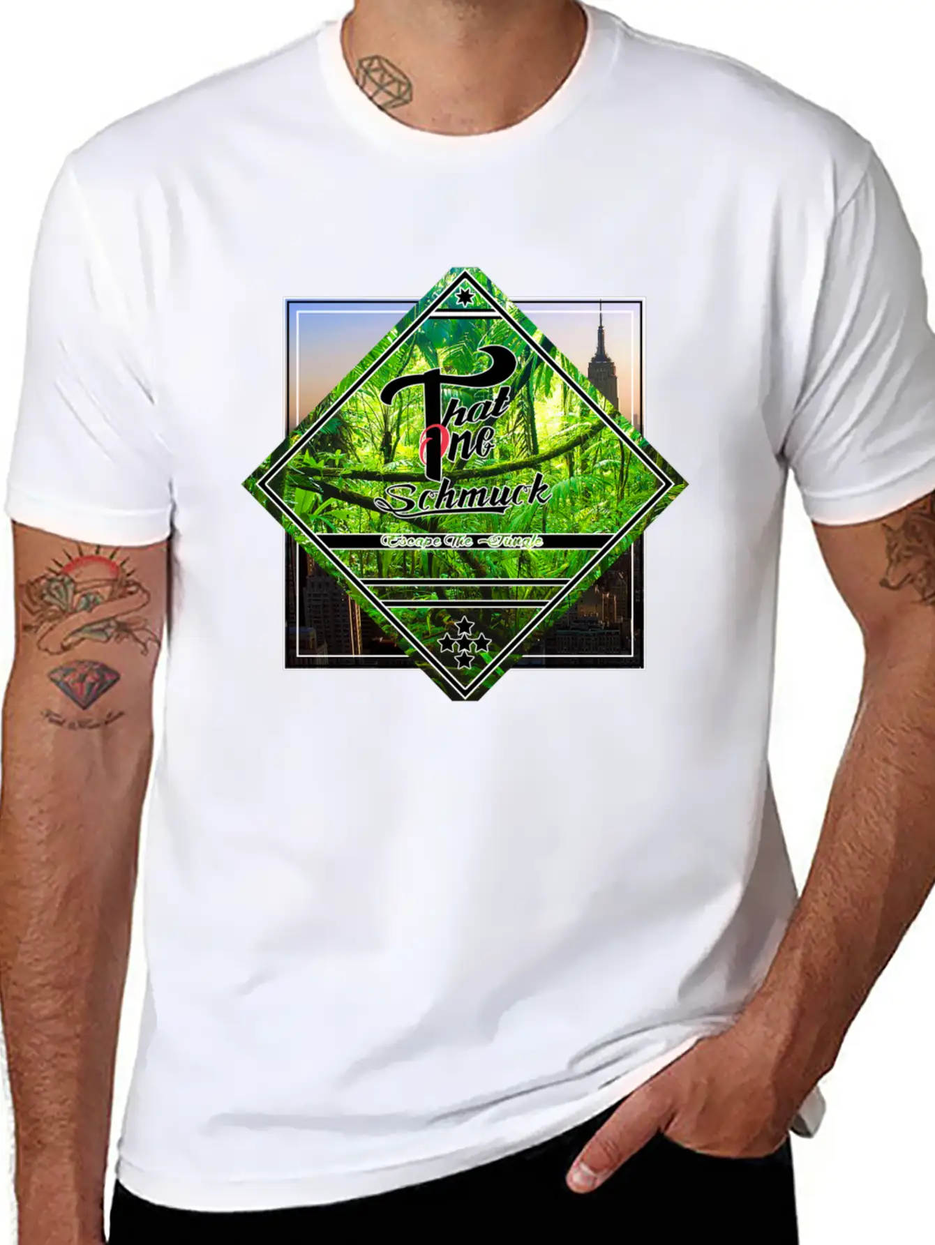 Escape The Jungle Soft Cotton Short Sleeve Tee ¨C Unisex Wardrobe Staple