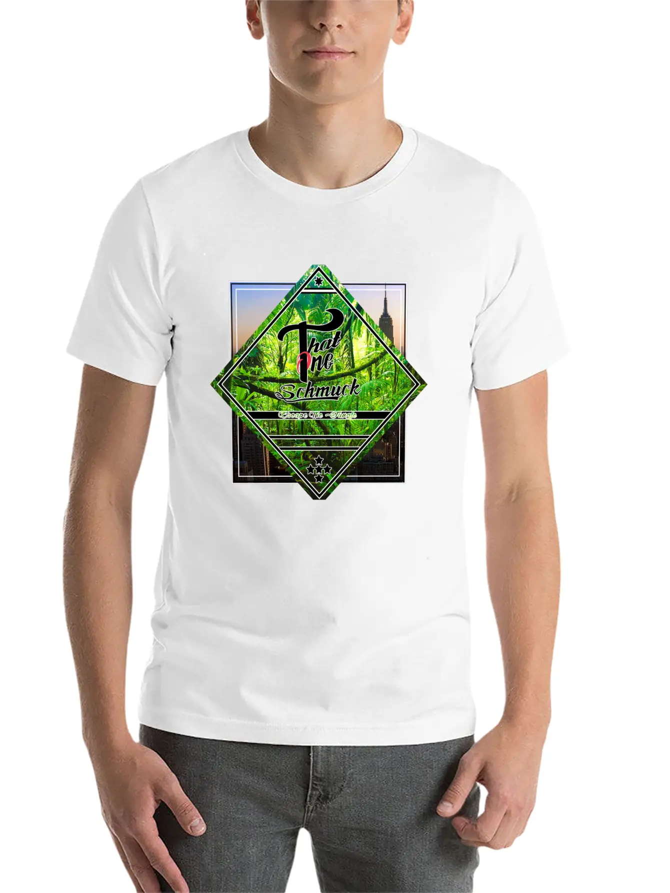 Escape The Jungle Soft Cotton Short Sleeve Tee ¨C Unisex Wardrobe Staple