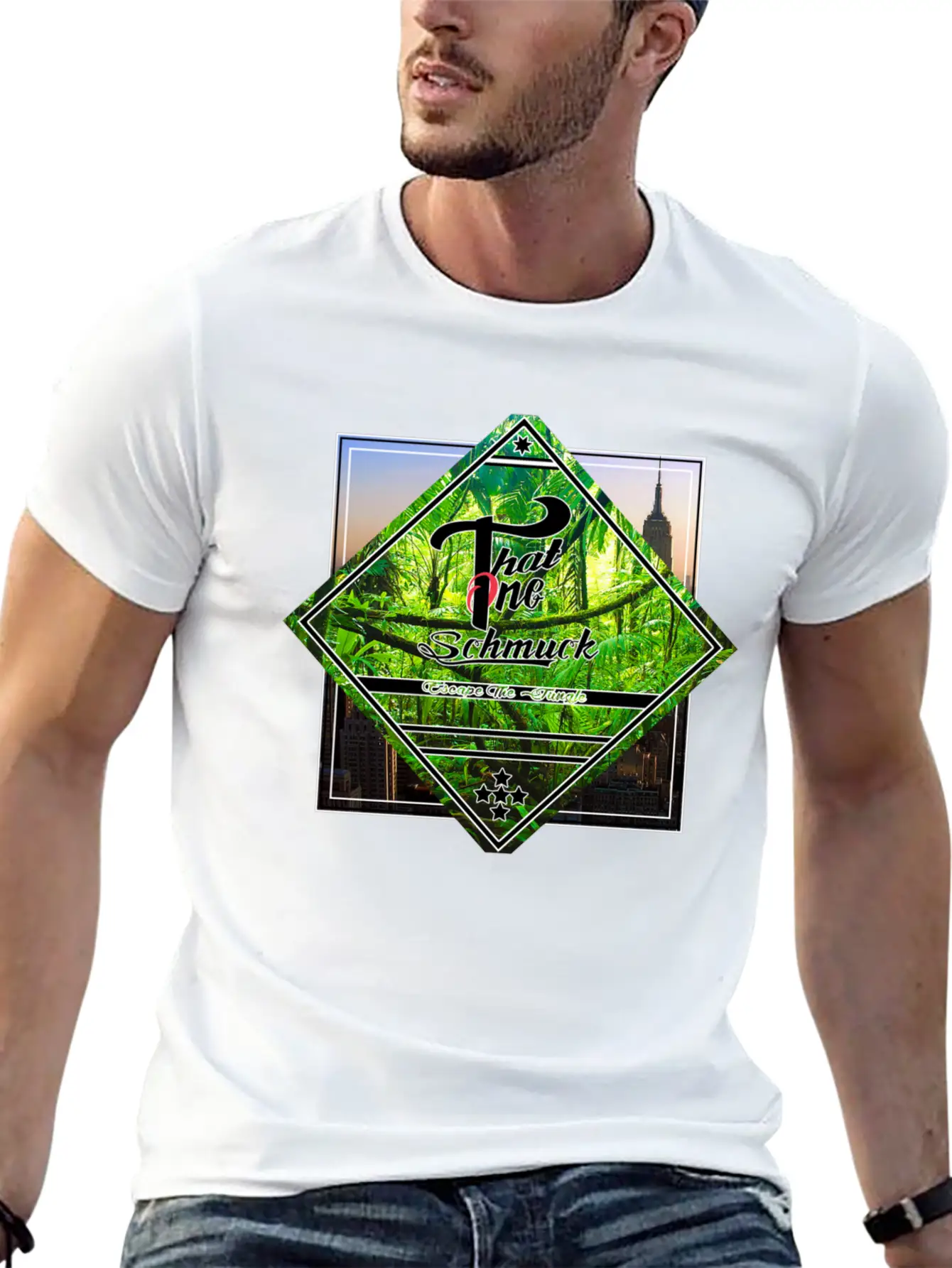Escape The Jungle Soft Cotton Short Sleeve Tee ¨C Unisex Wardrobe Staple