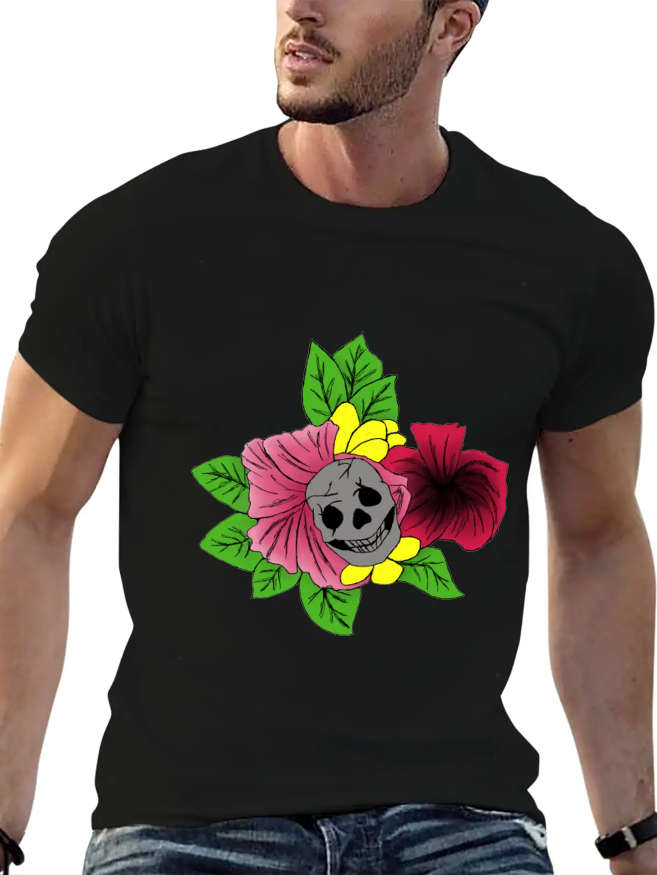 Eternal Bloom Basic Graphic T-Shirt ¨C Daily Comfort In Soft Cotton