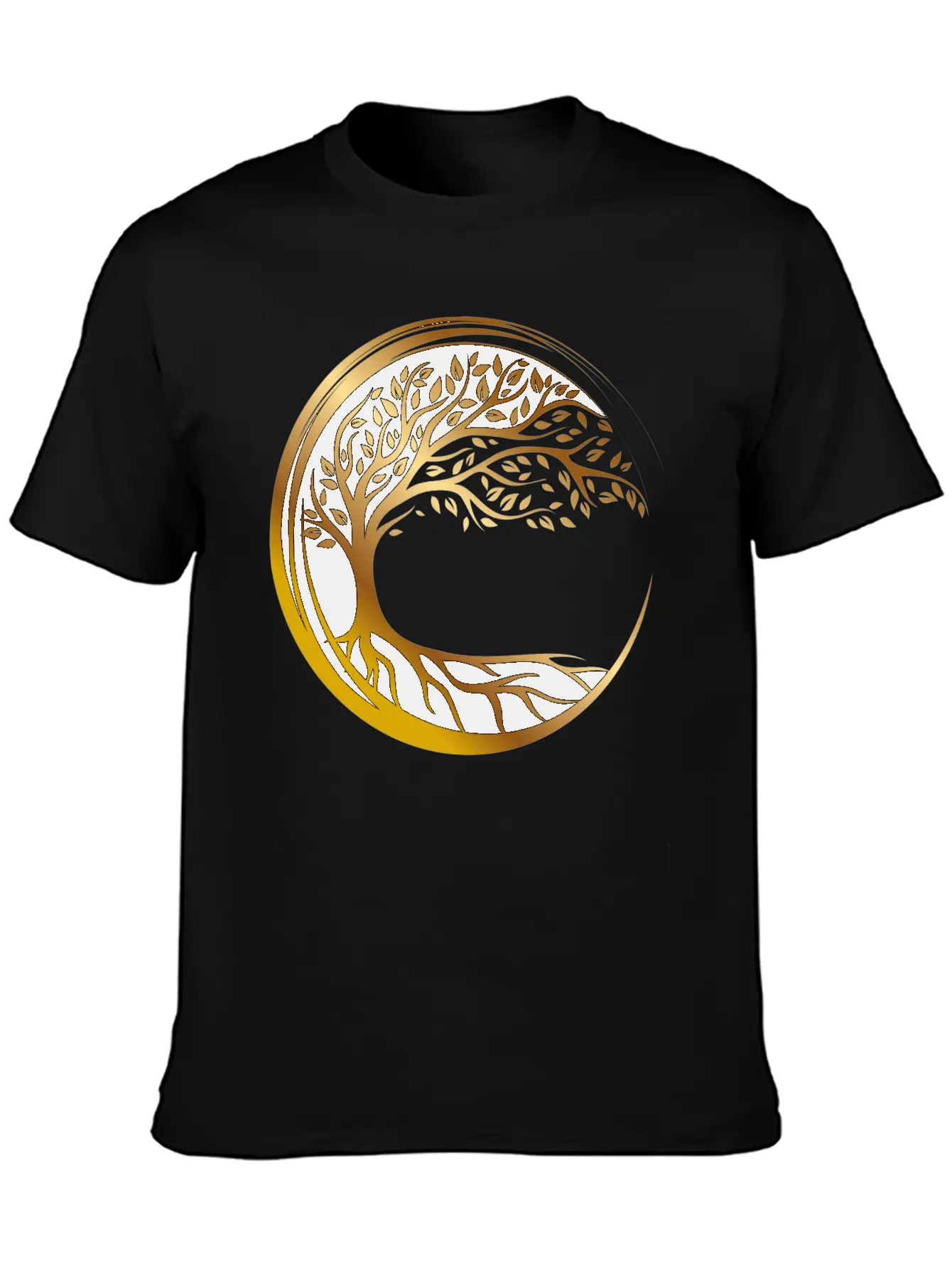 Eternal Life Tree Basic Graphic T-Shirt ¨C Daily Comfort In Soft Cotton