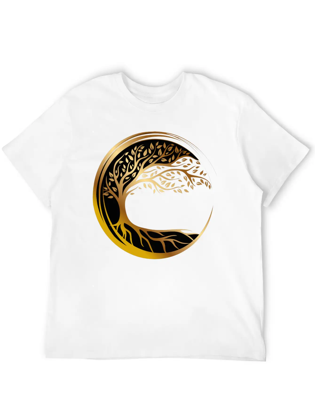 Eternal Life Tree Basic Graphic T-Shirt ¨C Daily Comfort In Soft Cotton