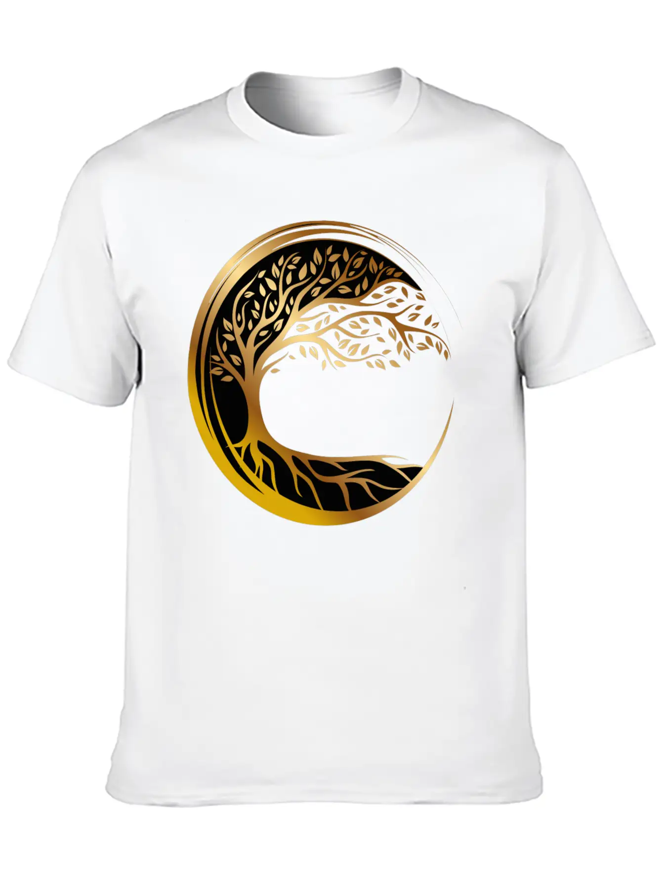 Eternal Life Tree Basic Graphic T-Shirt ¨C Daily Comfort In Soft Cotton