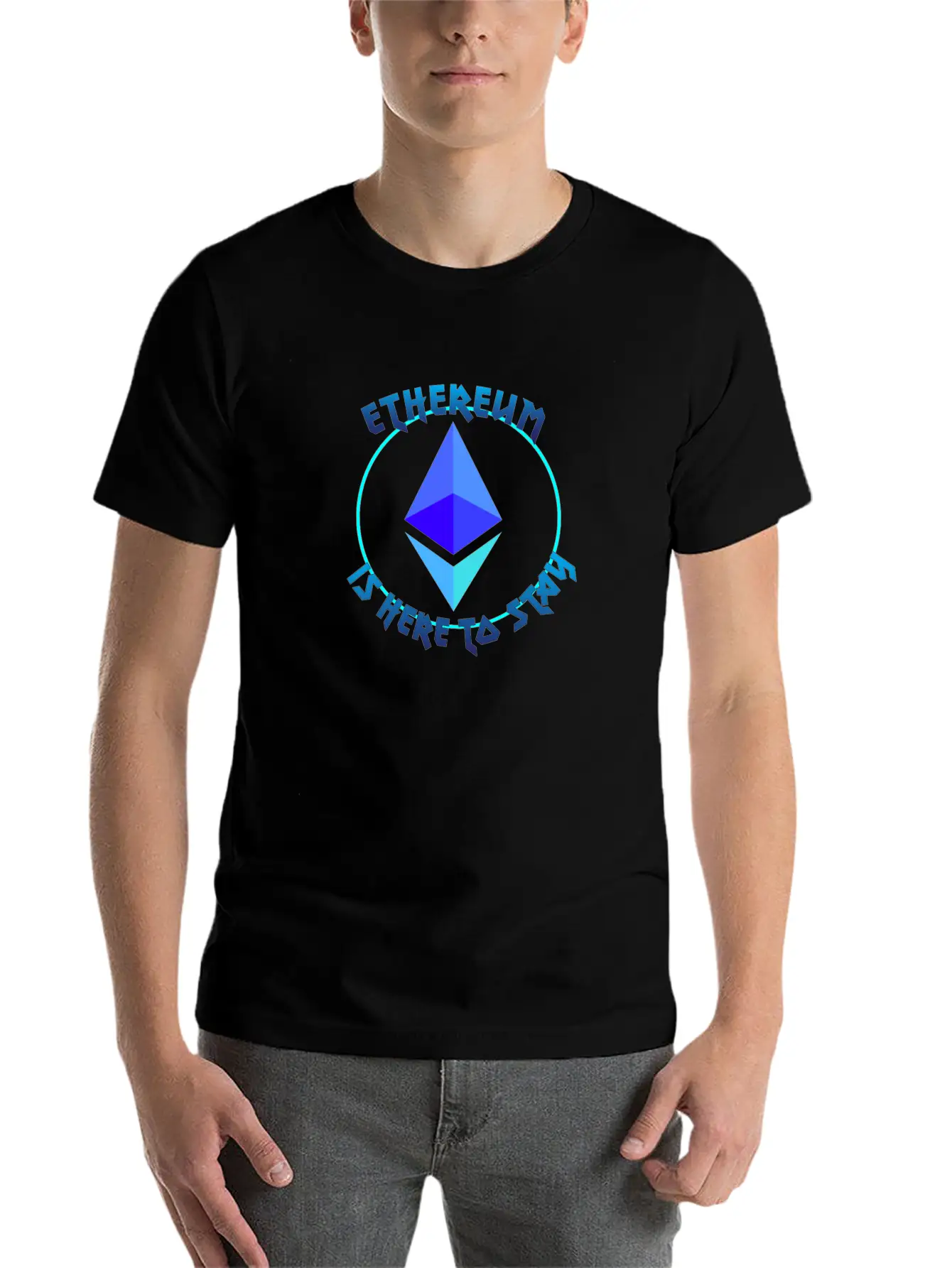 Ethereum Soft Cotton Short Sleeve Tee ¨C Unisex Wardrobe Staple