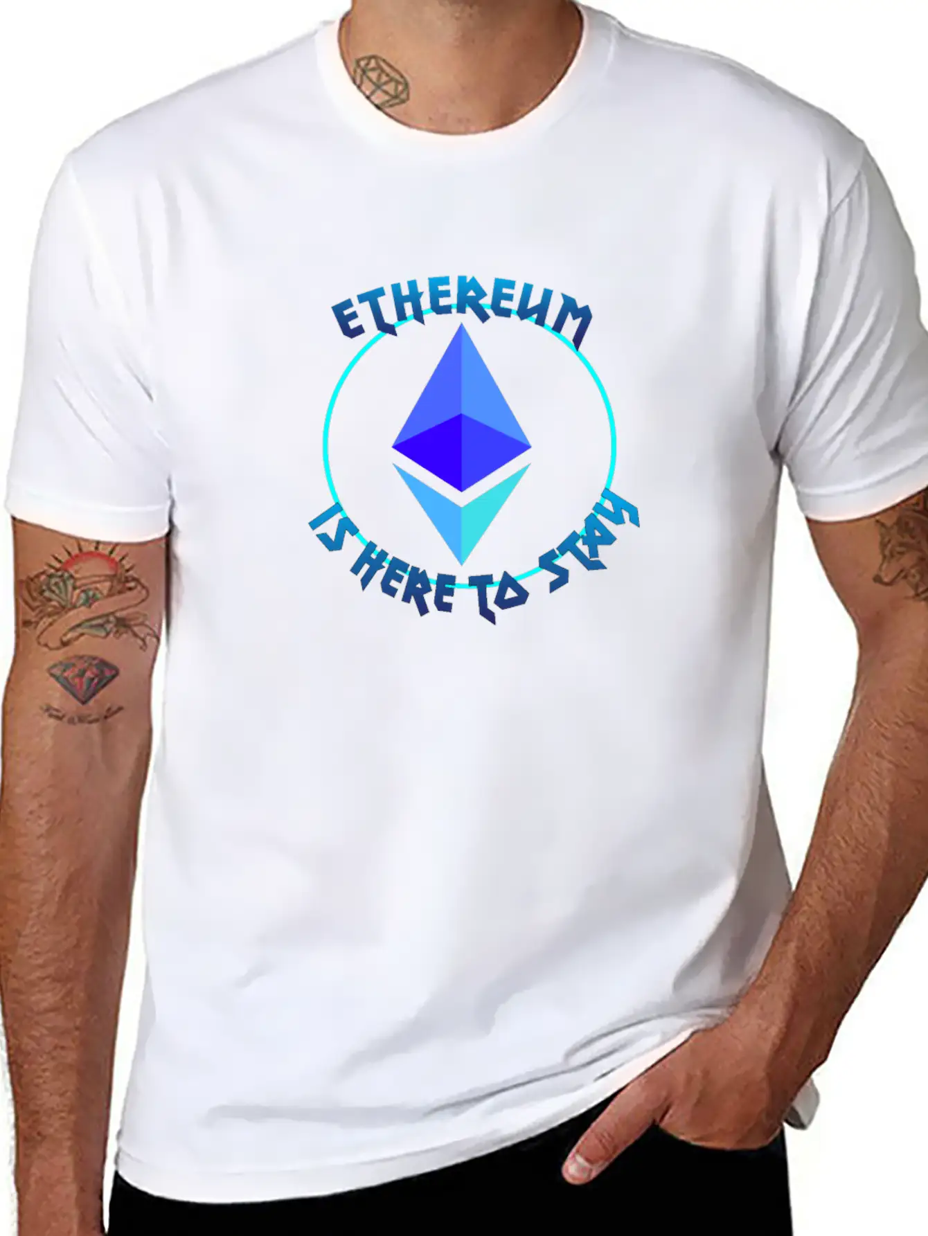 Ethereum Soft Cotton Short Sleeve Tee ¨C Unisex Wardrobe Staple