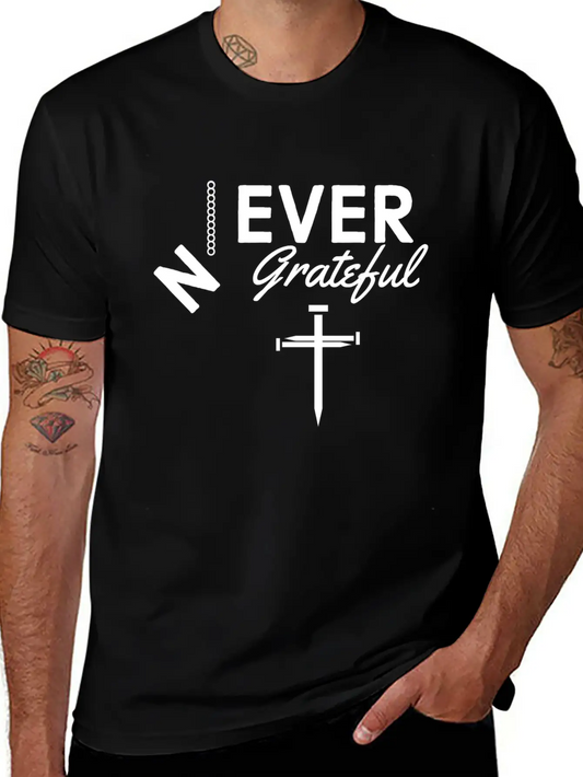 Ever Grateful To God Essential Cotton Tee For Daily Outfits ¨C Unisex Style