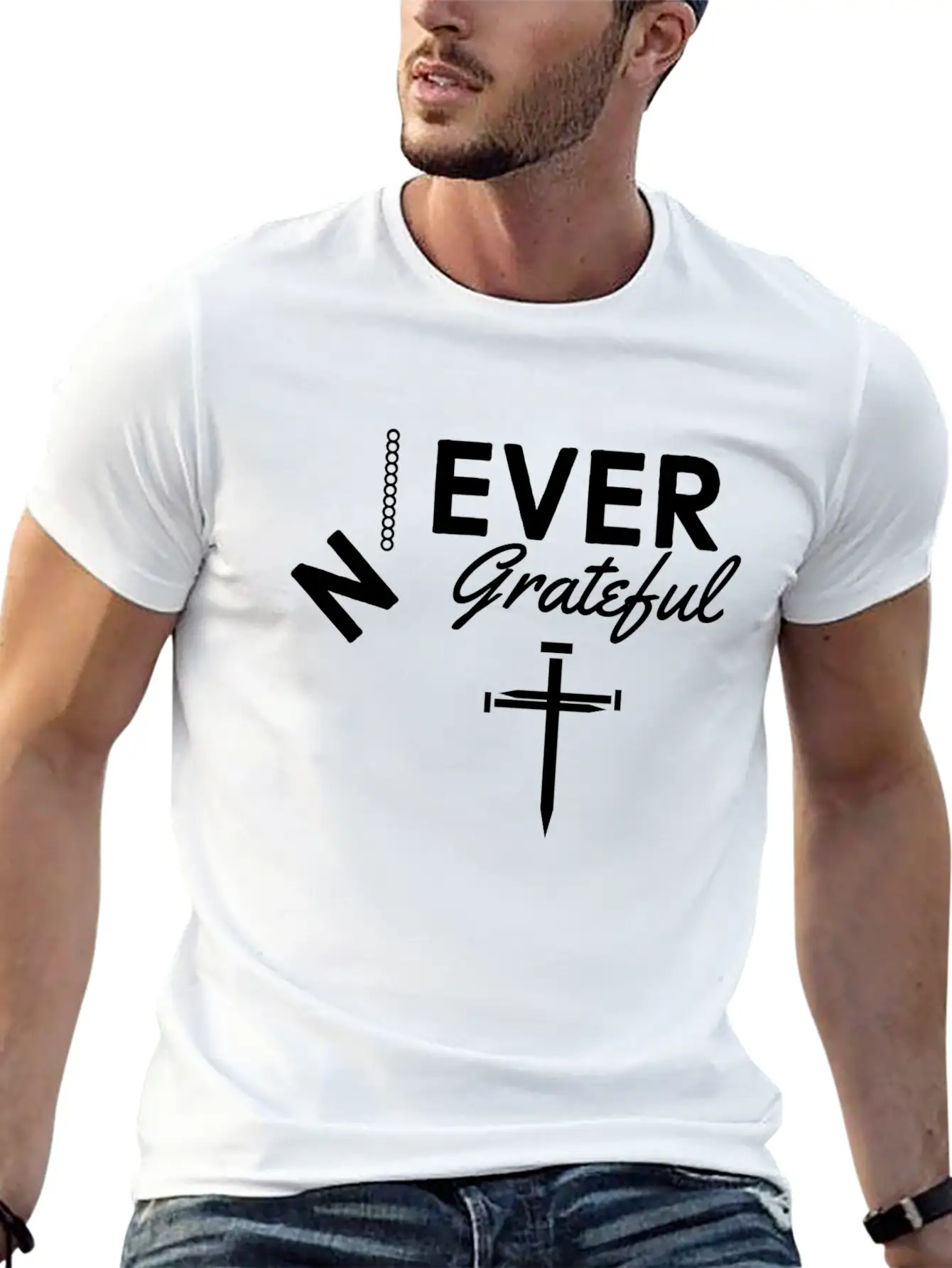 Ever Grateful To God Essential Cotton Tee For Daily Outfits ¨C Unisex Style