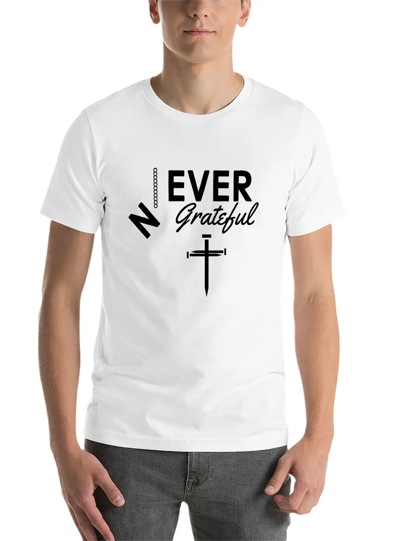 Ever Grateful To God Essential Cotton Tee For Daily Outfits ¨C Unisex Style