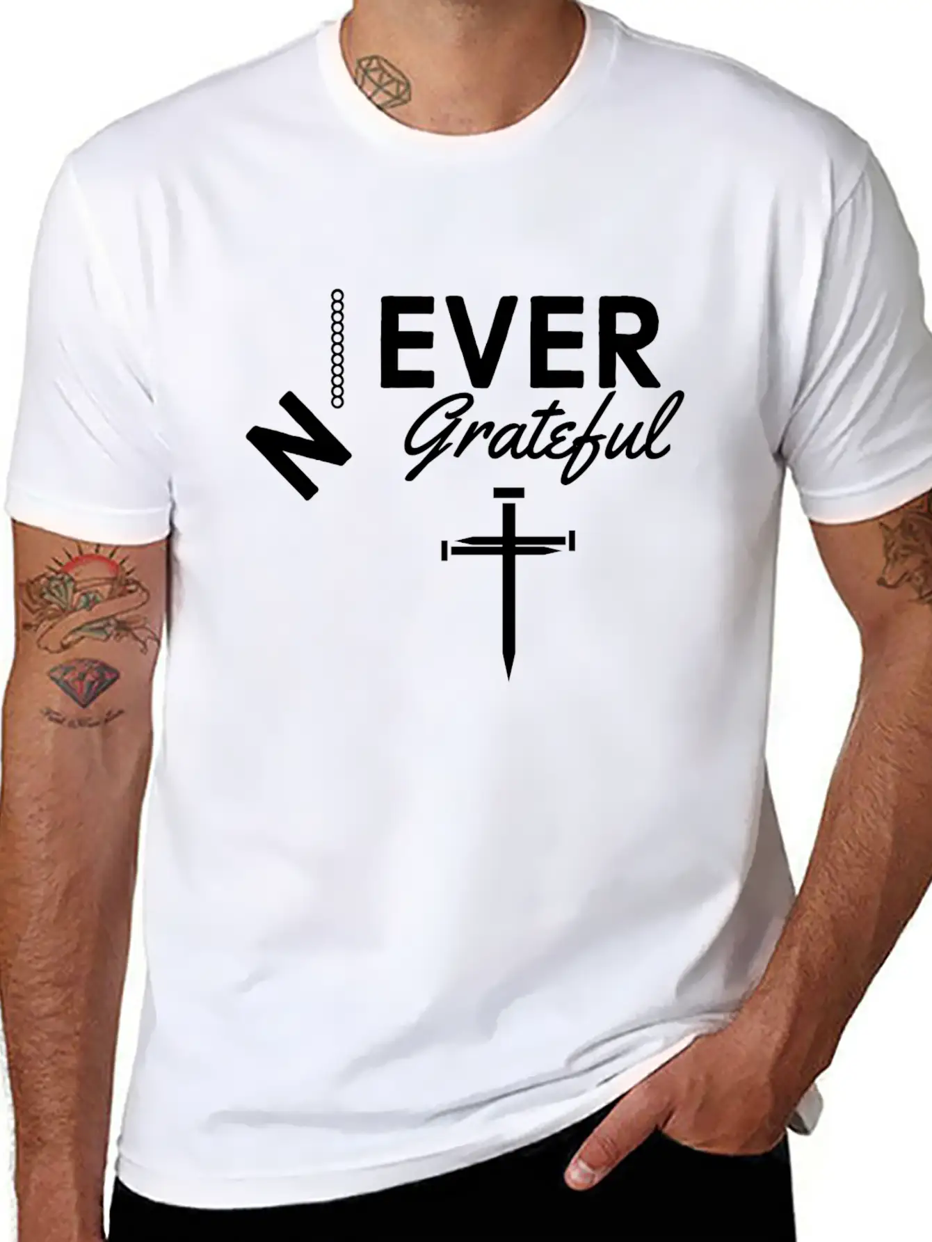 Ever Grateful To God Essential Cotton Tee For Daily Outfits ¨C Unisex Style
