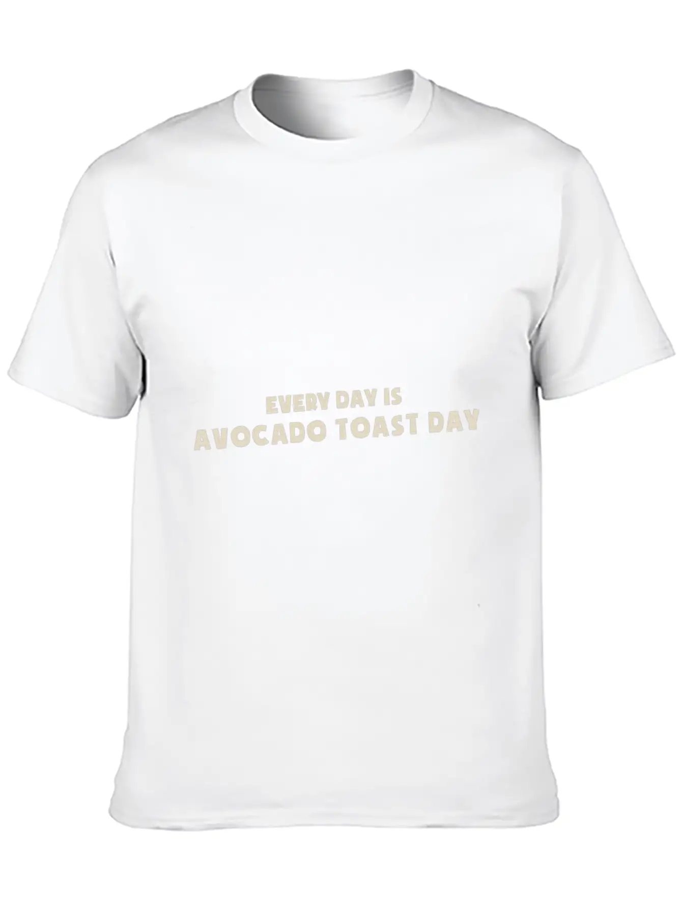 Every Day Is Avocado Toast Day Essential Cotton Tee For Daily Outfits ¨C Unisex Style