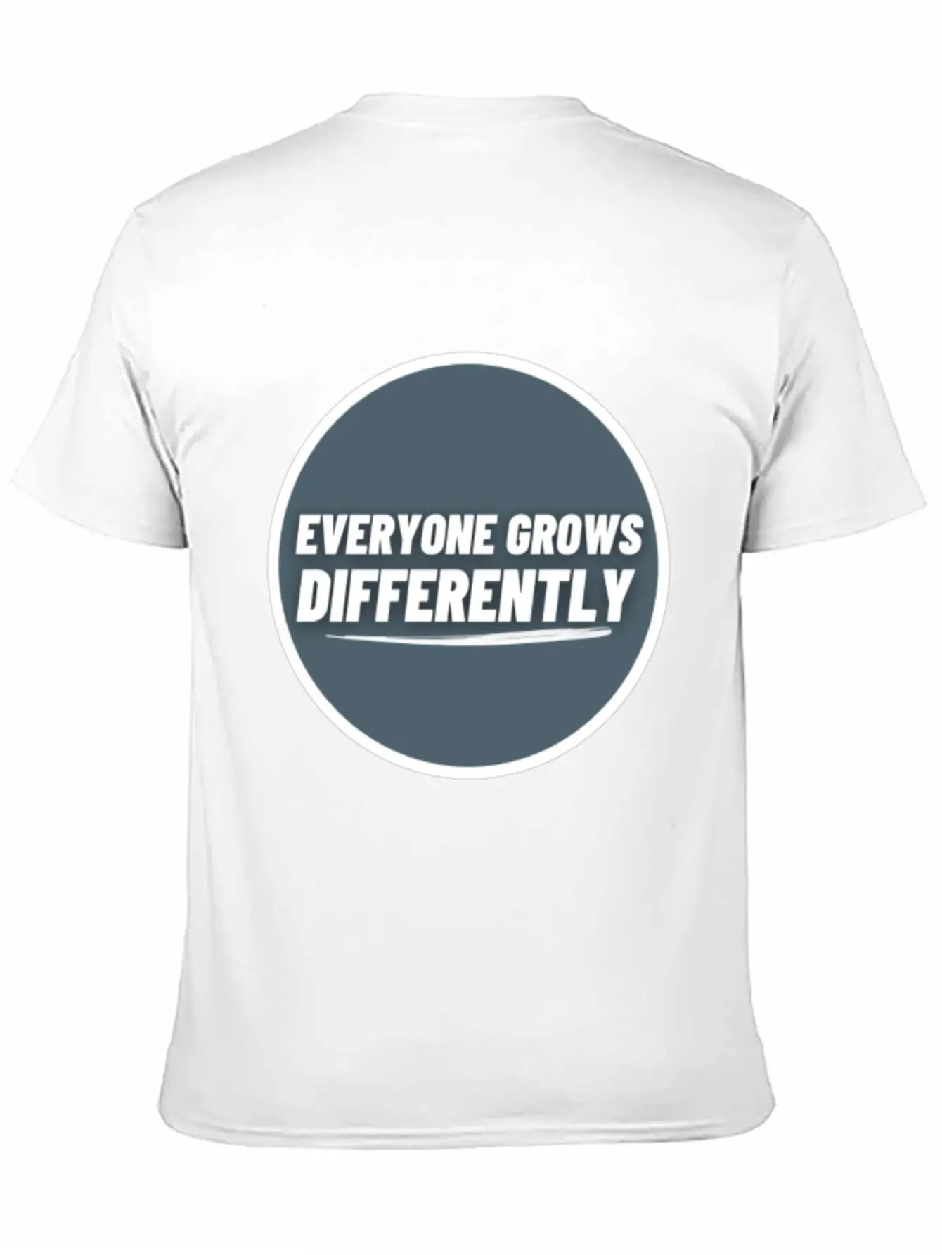 Everyone Grows Diffrently | Positive Thought Soft Cotton Short Sleeve Tee ¨C Unisex Wardrobe Staple