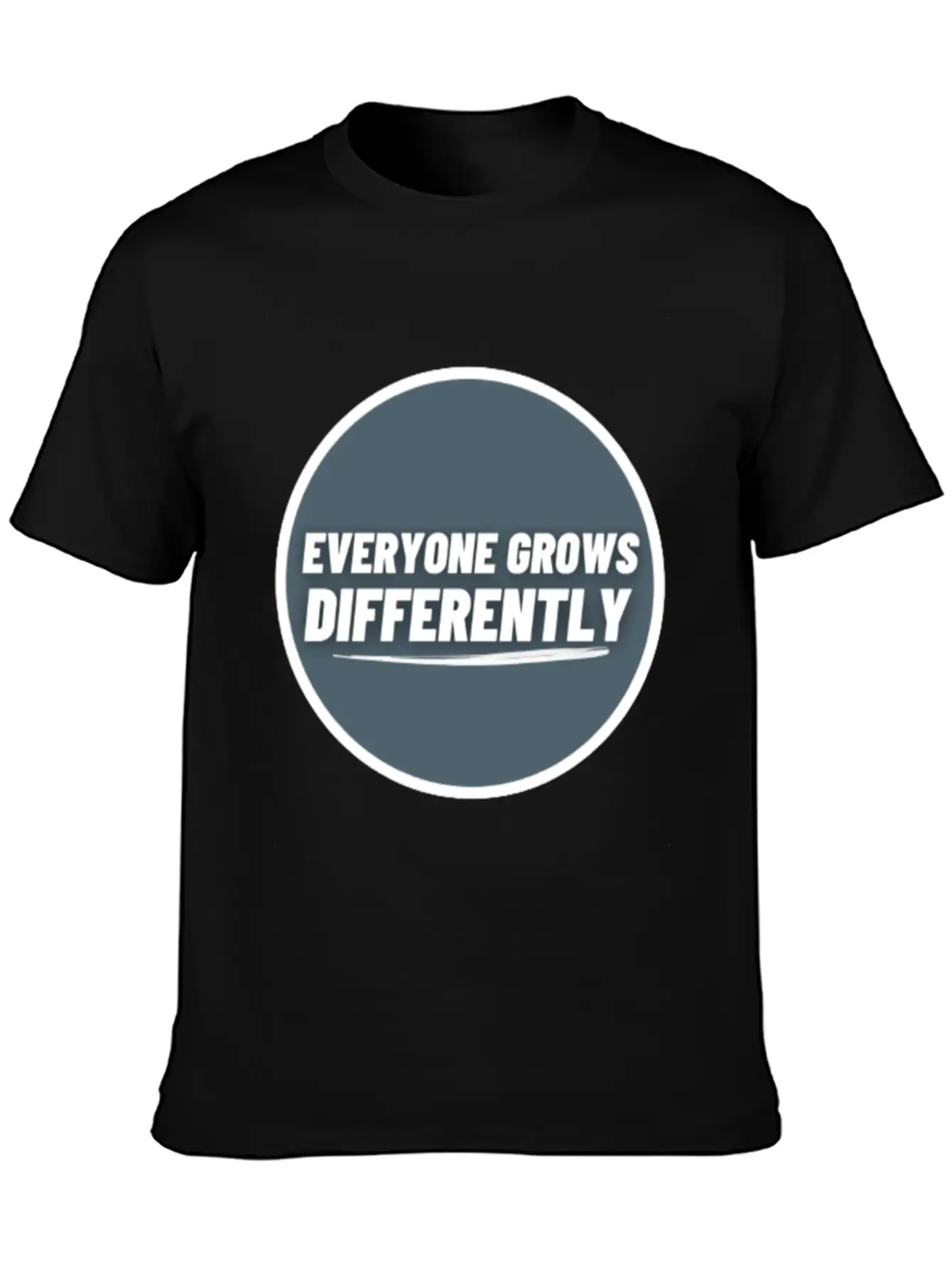 Everyone Grows Diffrently | Positive Thought Soft Cotton Short Sleeve Tee ¨C Unisex Wardrobe Staple