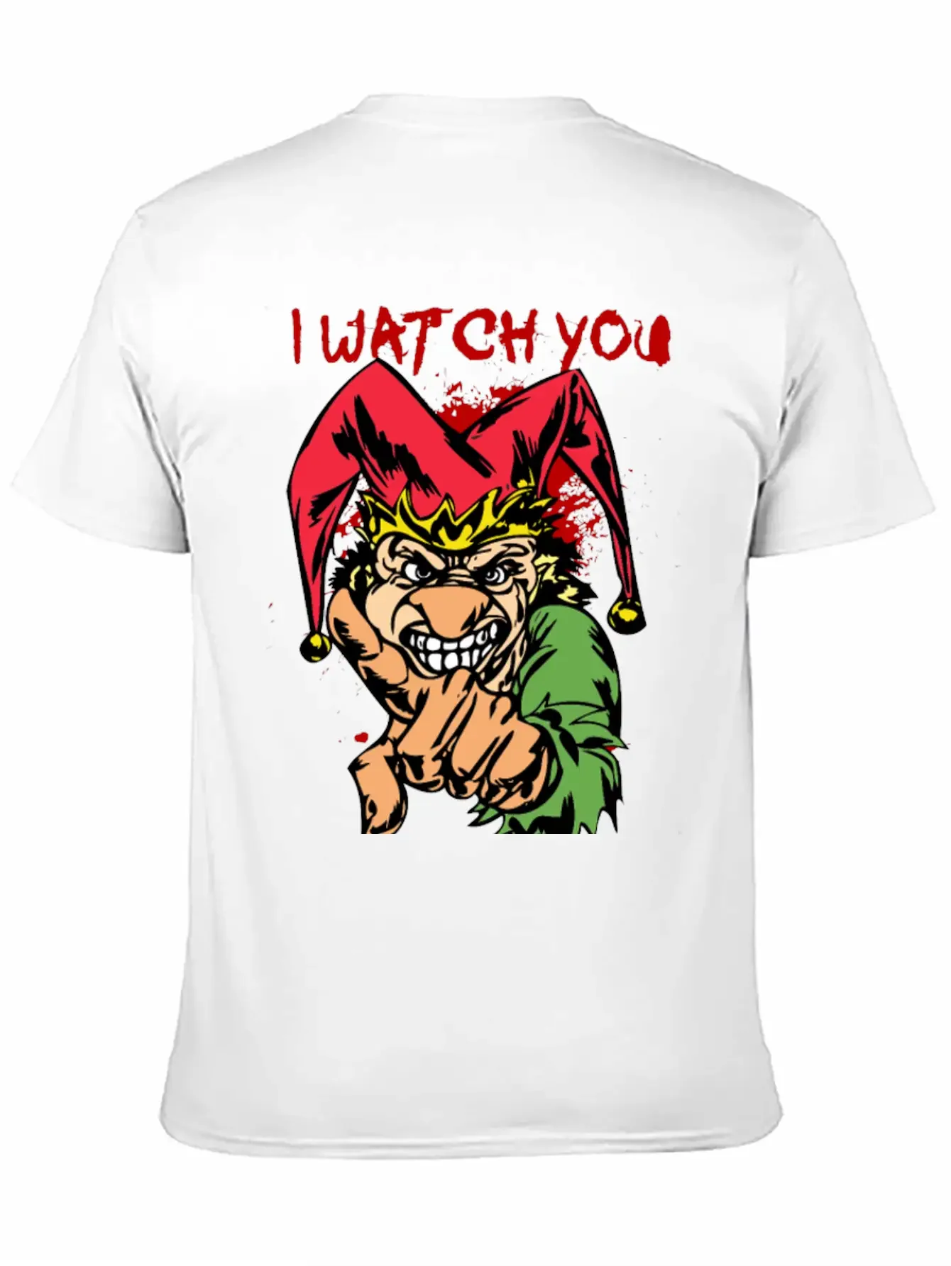 EVIL_CLOWN_25_watch Essential Cotton Tee For Daily Outfits ¨C Unisex Style