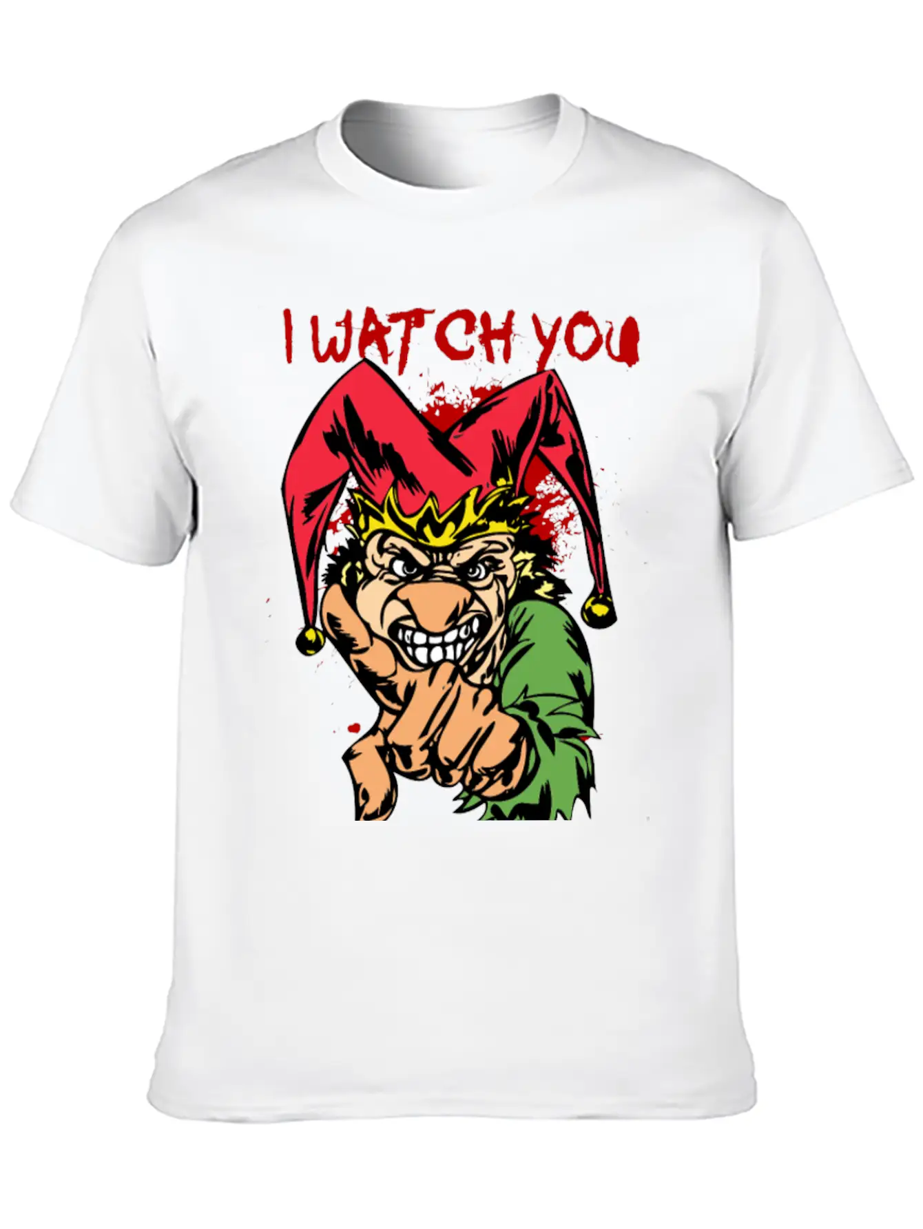 EVIL_CLOWN_25_watch Essential Cotton Tee For Daily Outfits ¨C Unisex Style