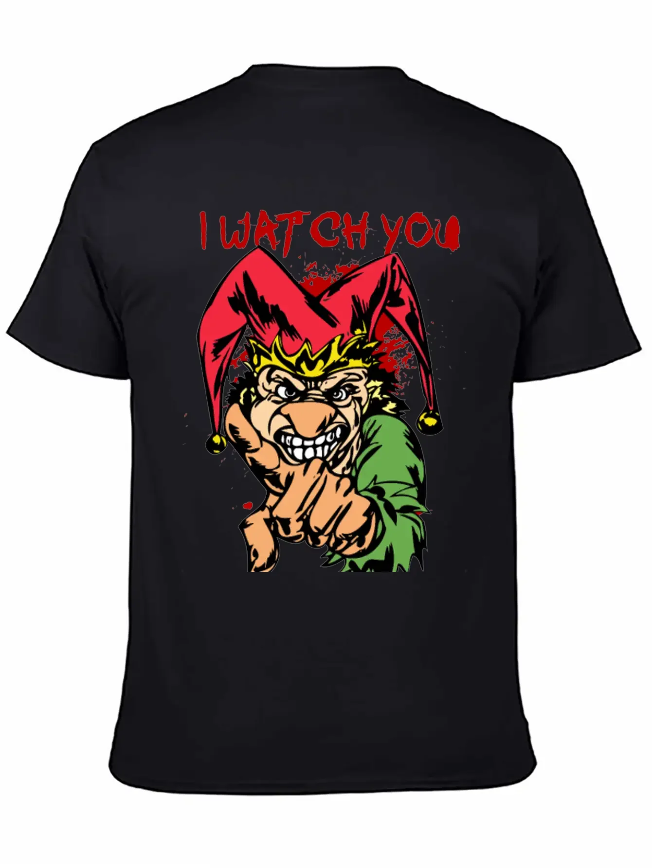 EVIL_CLOWN_25_watch Essential Cotton Tee For Daily Outfits ¨C Unisex Style